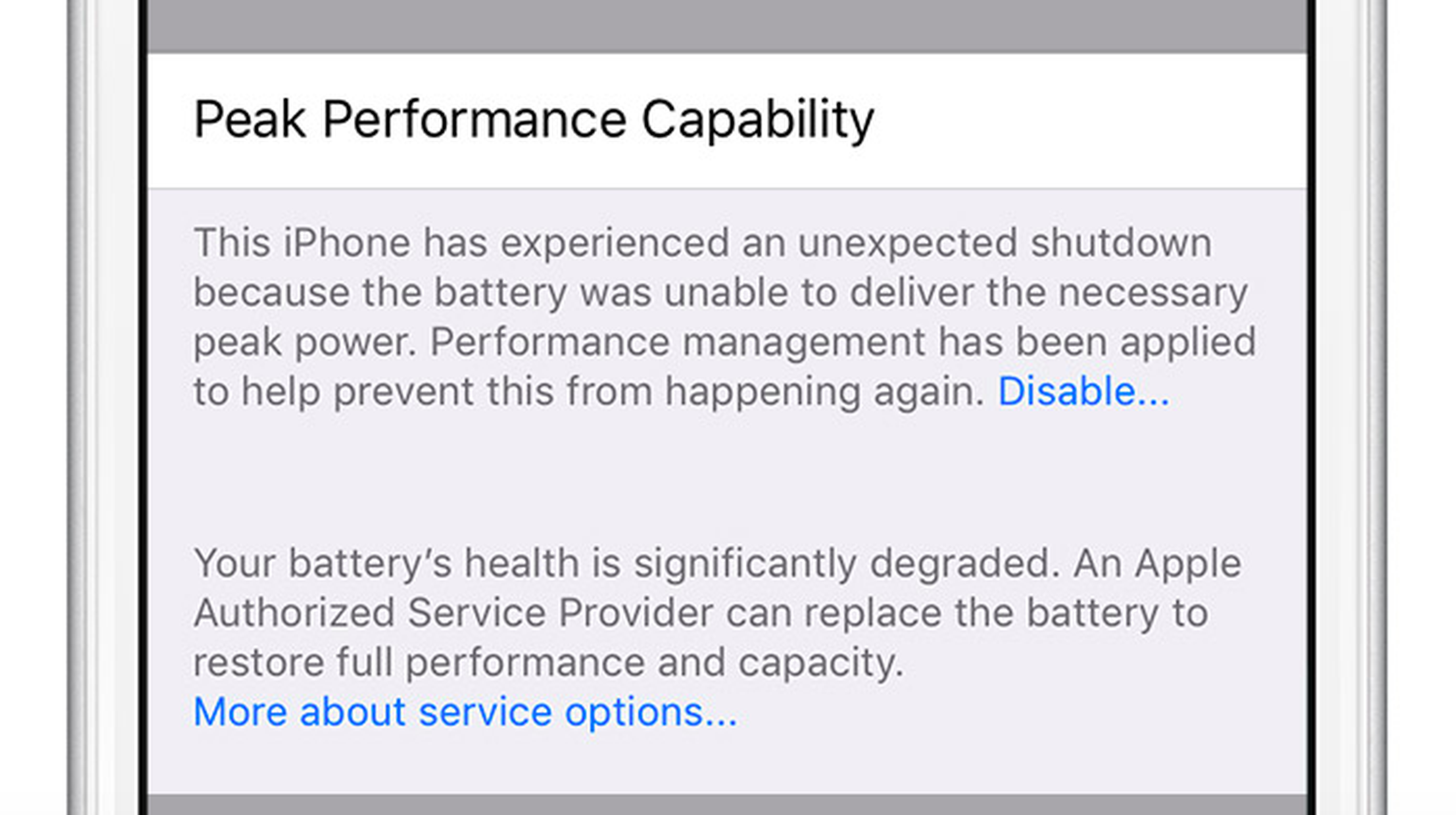 Así es como tu iPhone te dirá si necesita una batería nueva