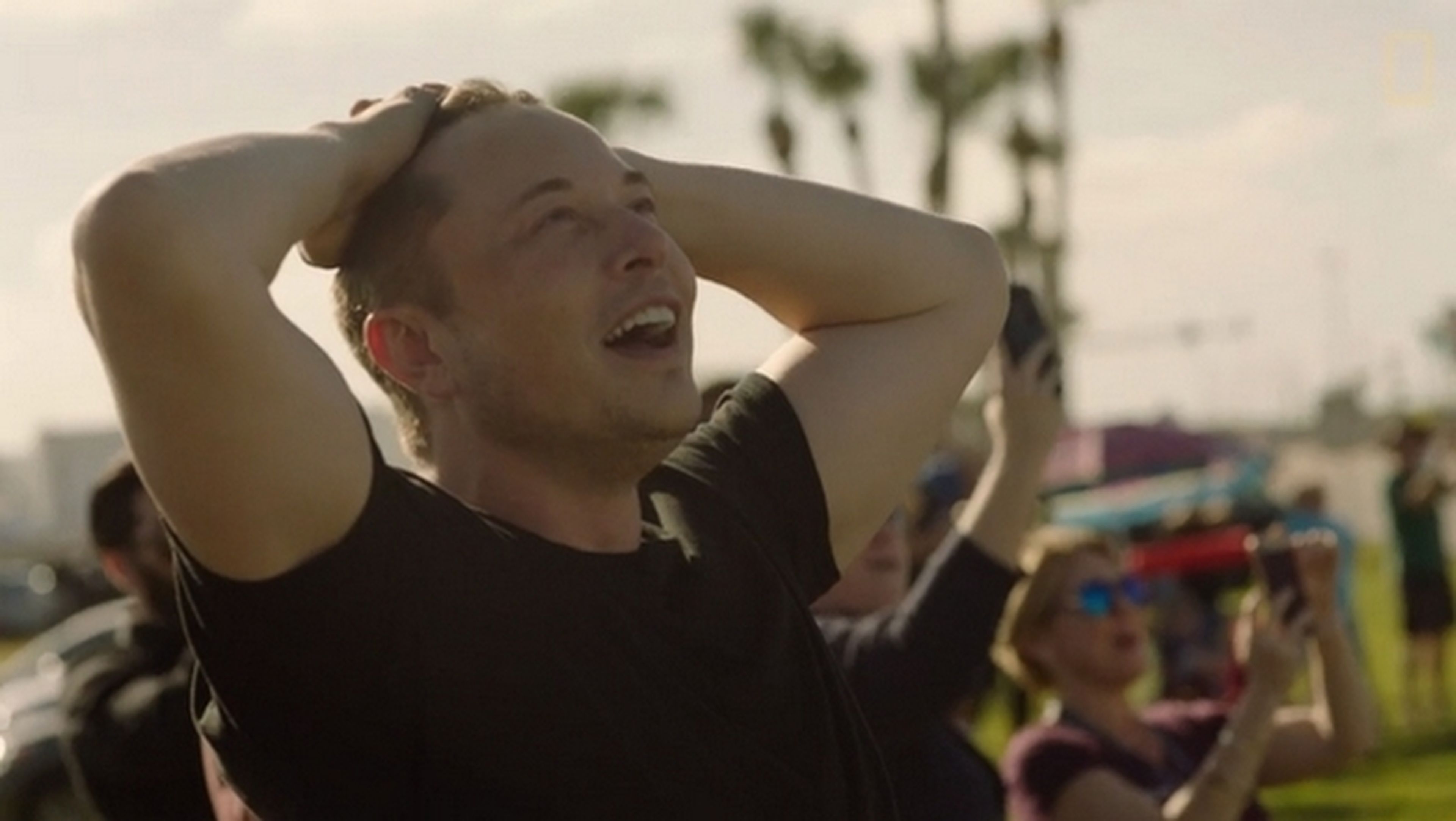 Así vivió Elon Musk el histórico lanzamiento del Falcon Heavy. Imagen: National Geographic