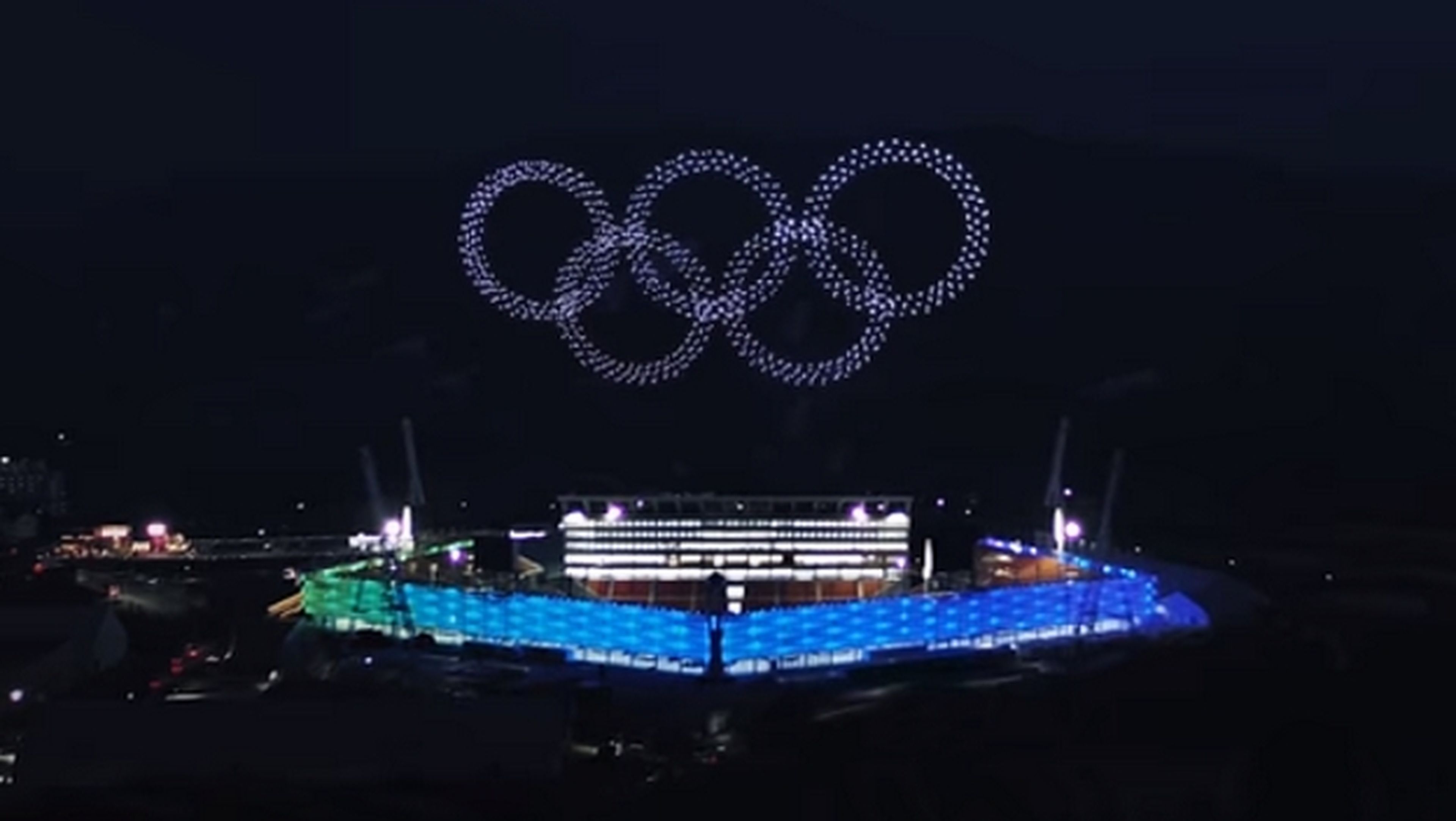 Más de mil drones de Intel deslumbran en los Juegos Olimpicos de Invierno