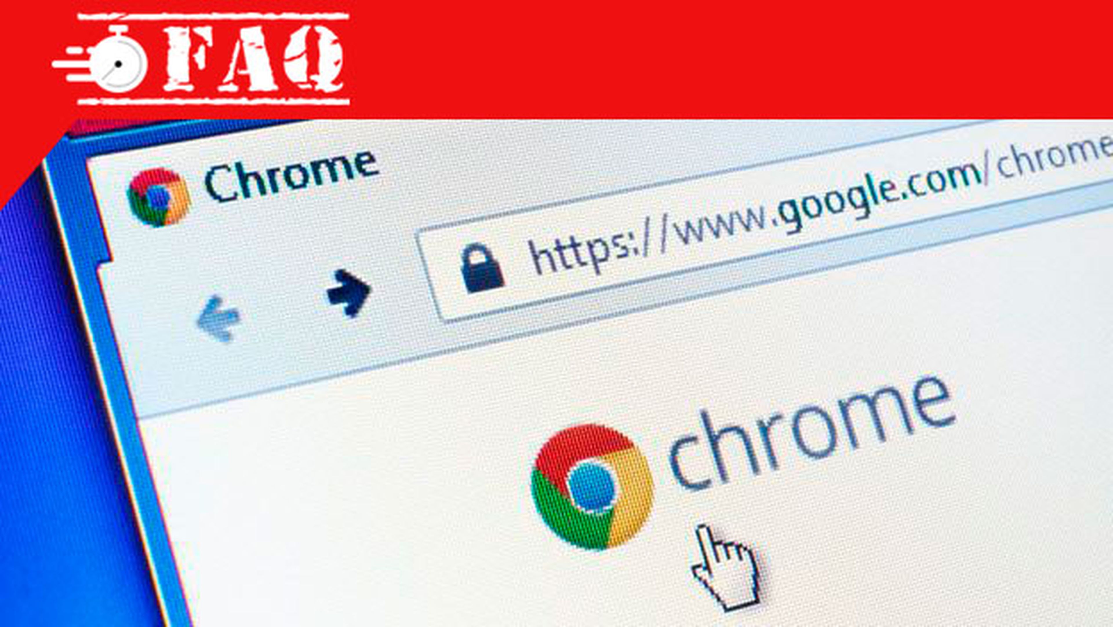 Añadir una web a favoritos en Chrome.