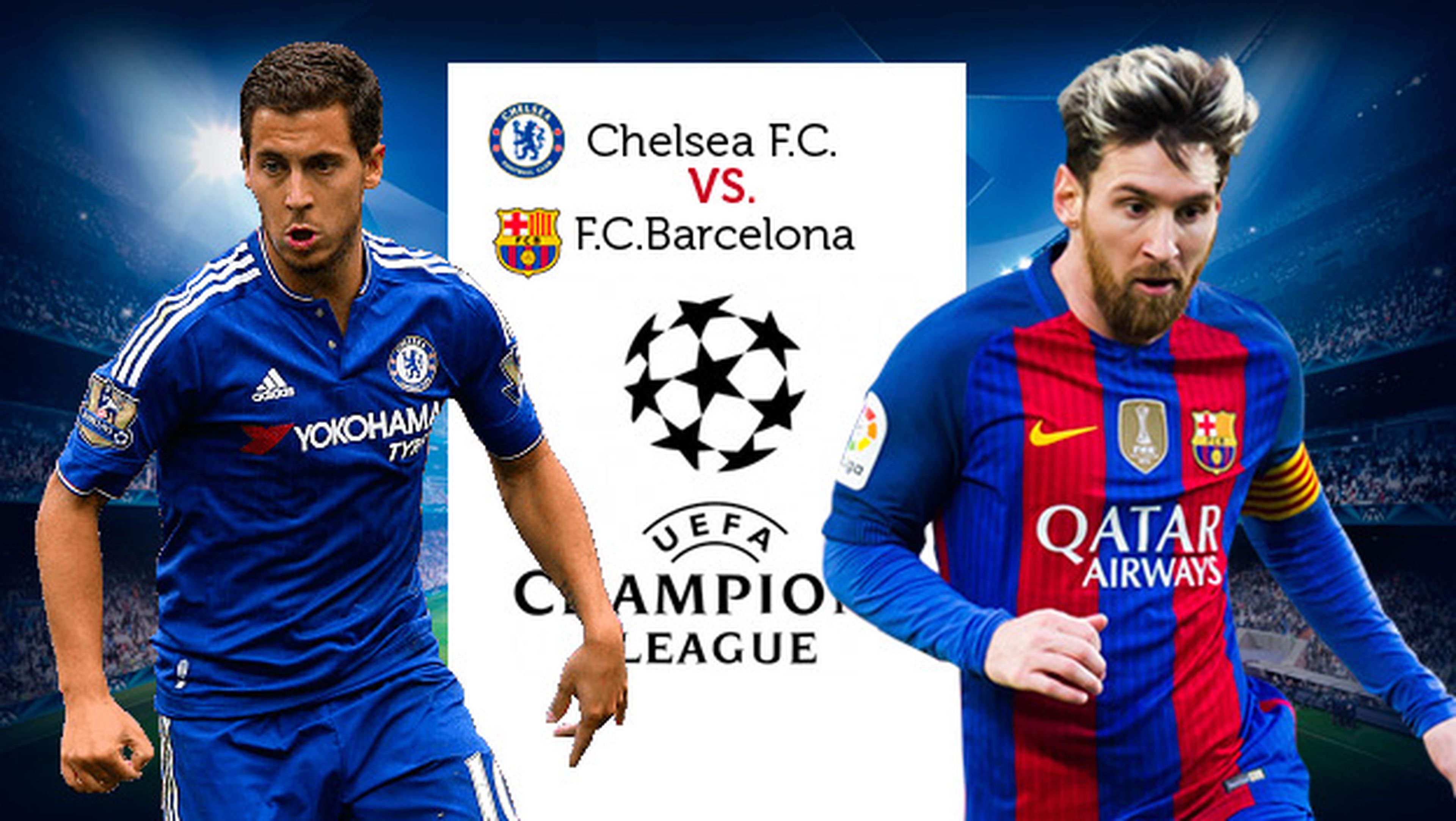 Links para ver online por Internet el Chelsea vs Barça de Champions League 2018.