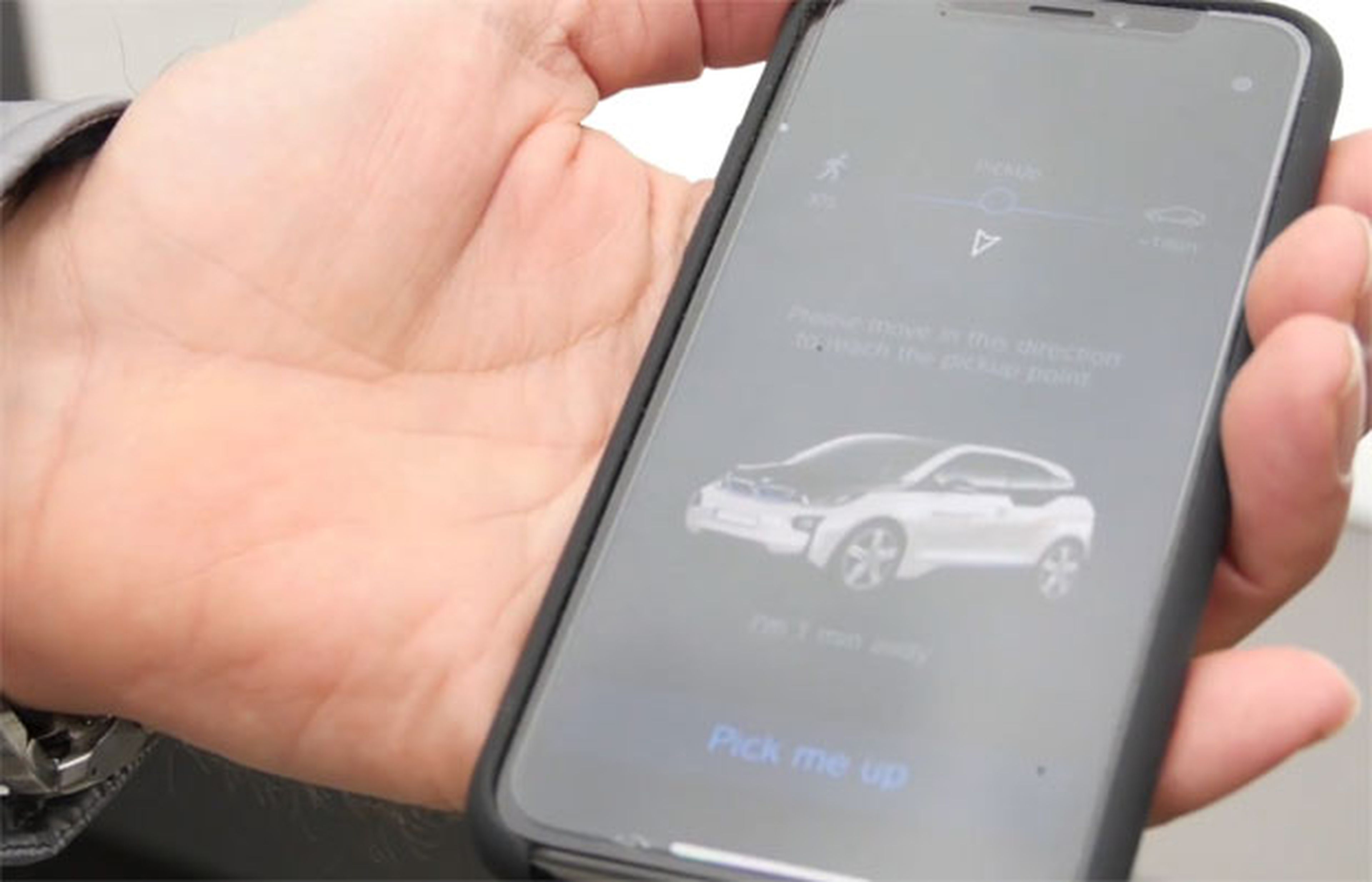 La aplicación que BMW nos enseñó en la demostración de su coche autónomo