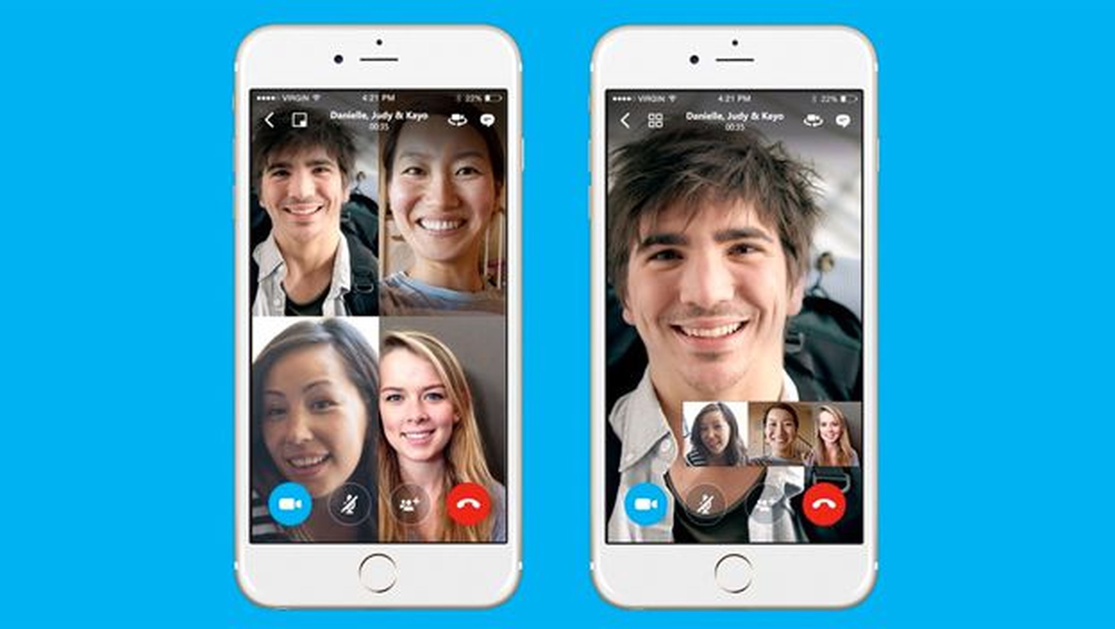Aplicación Skype Lite para Android