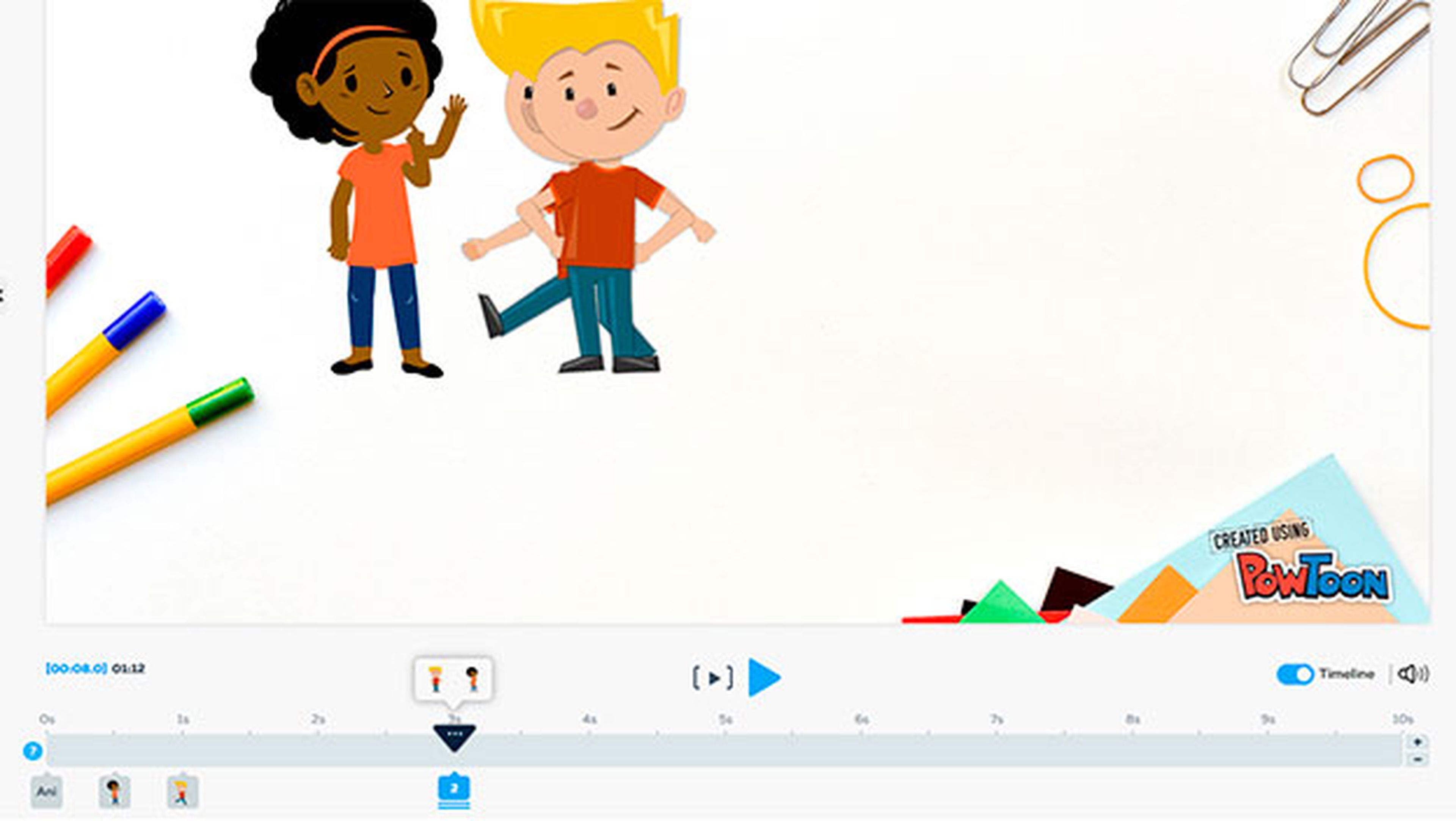 Cómo crear presentaciones y vídeos animados gratis con PowToon