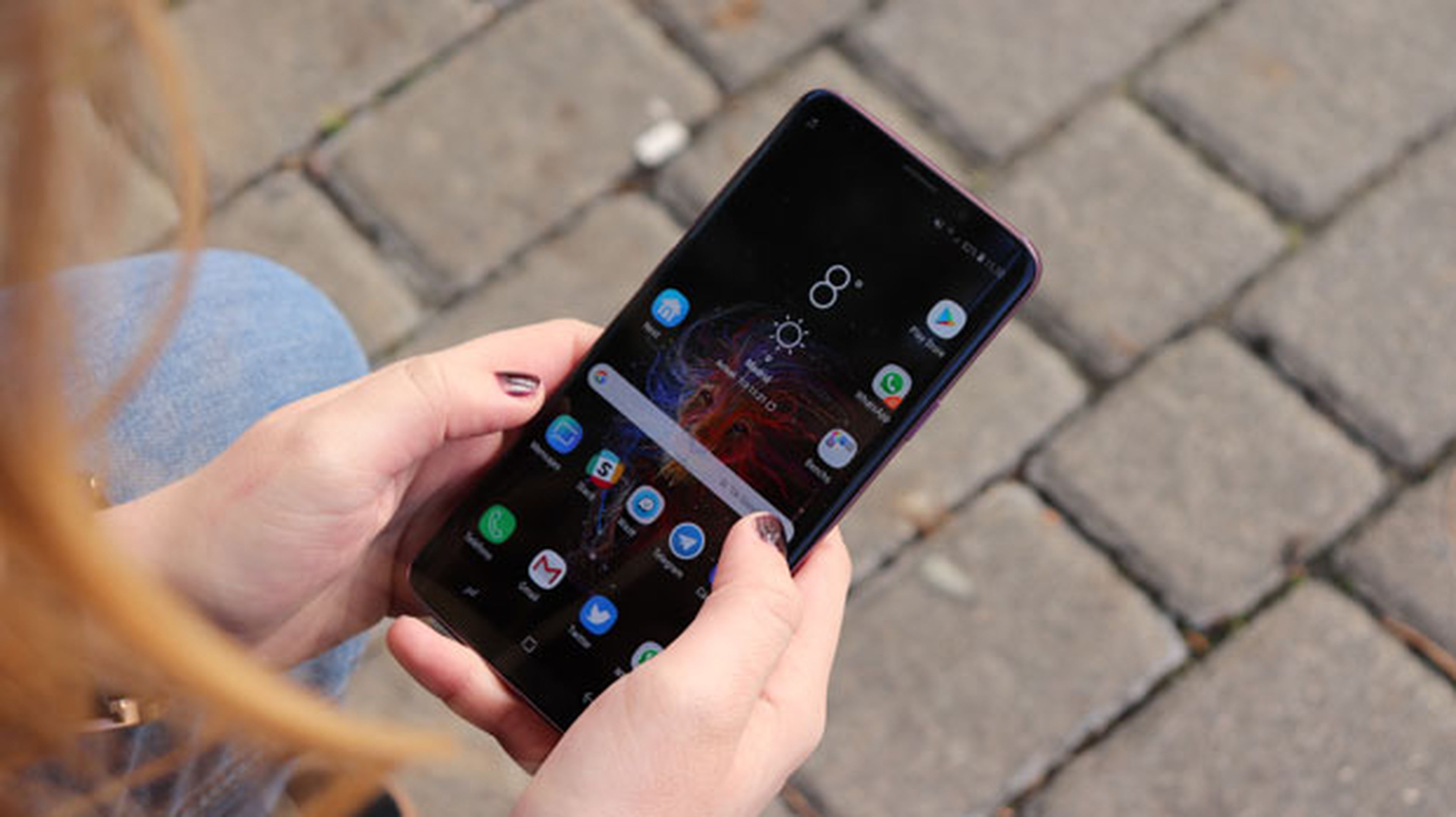 La pantalla del Galaxy S9 Plus es de 6,2 pulgadas