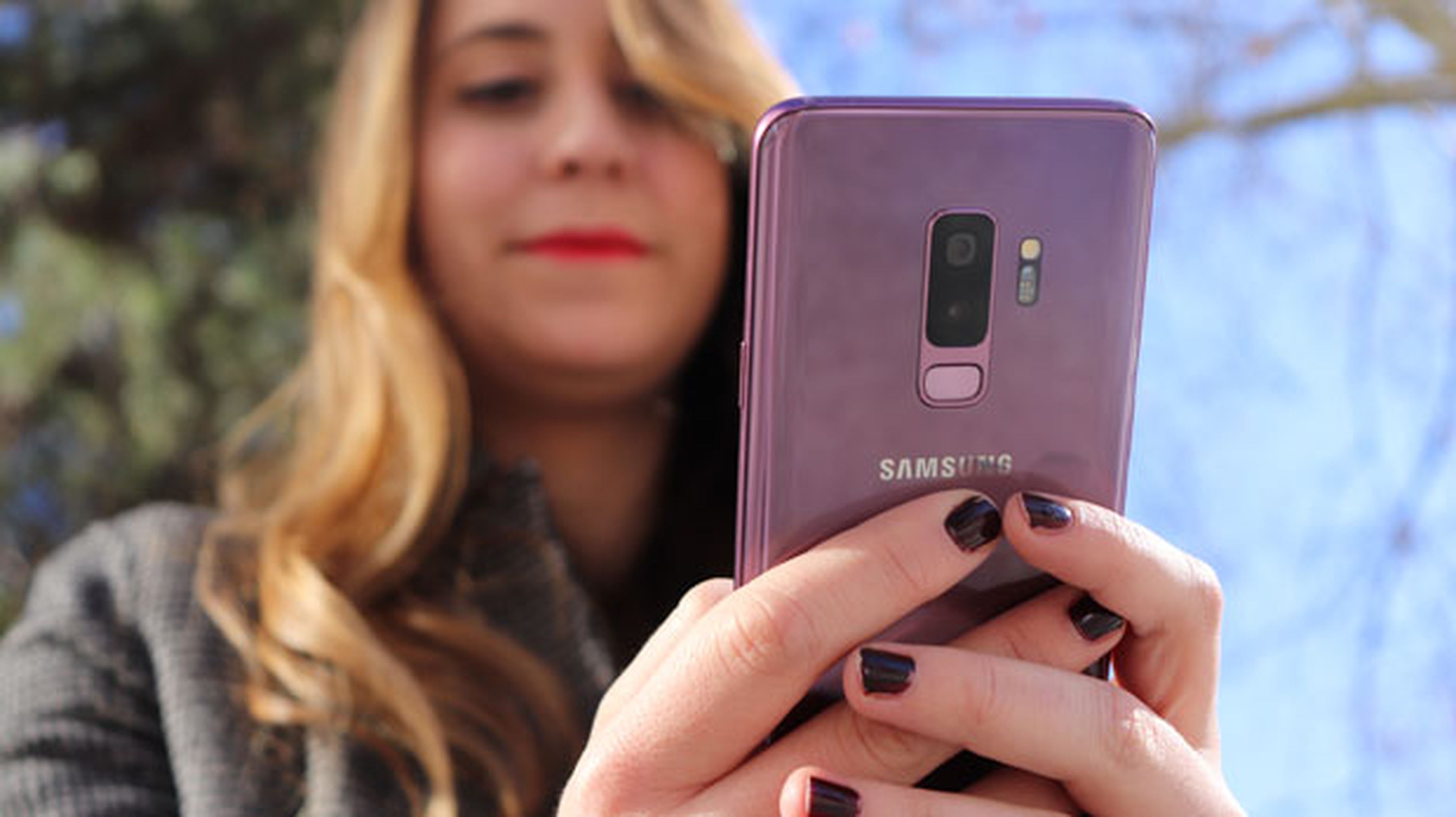 El Samsung Galaxy S9+ en la versión de color lila