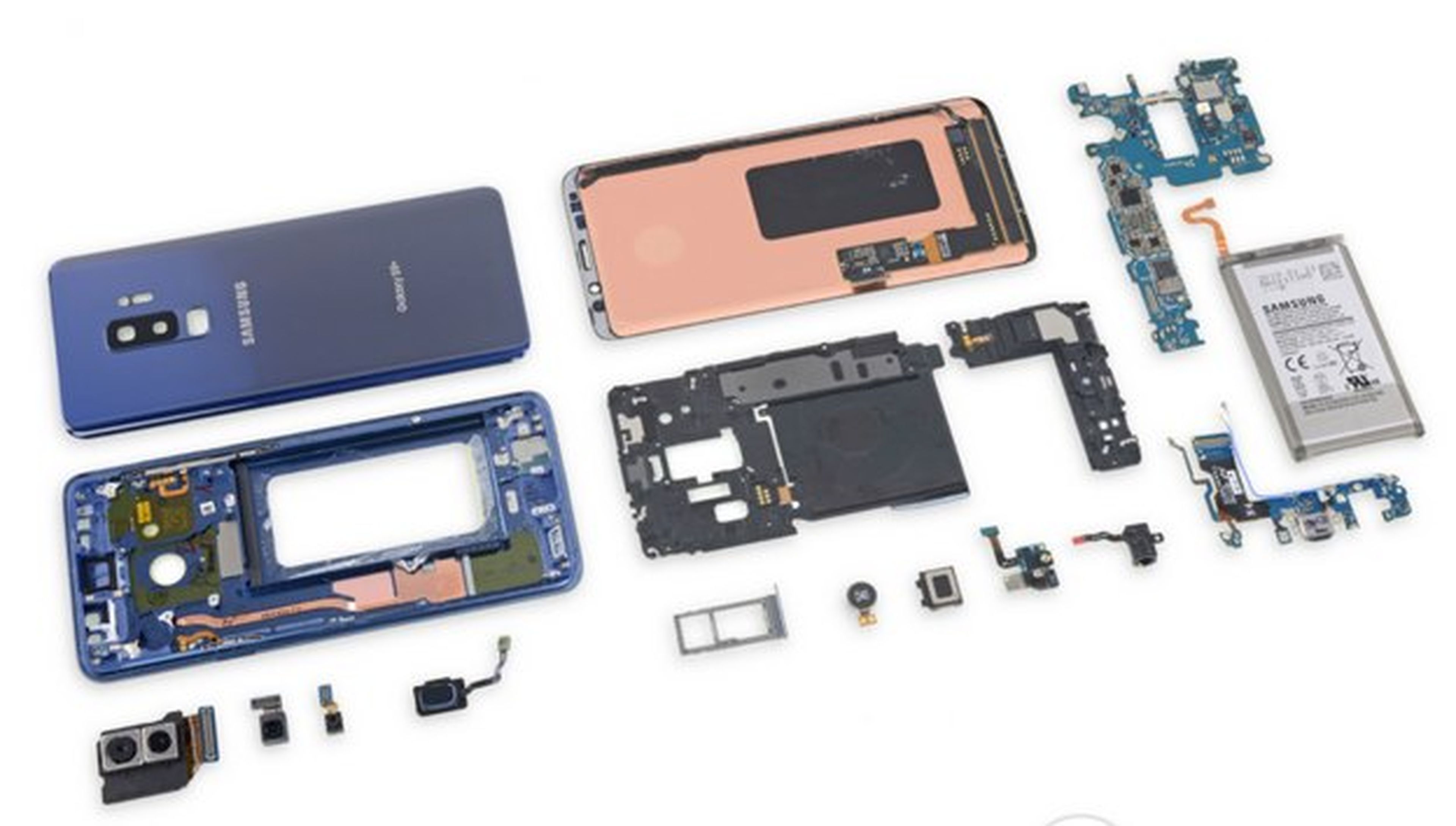 iFixit desmonta el Samsung Galaxy S9+, ¿es fácil de reparar?