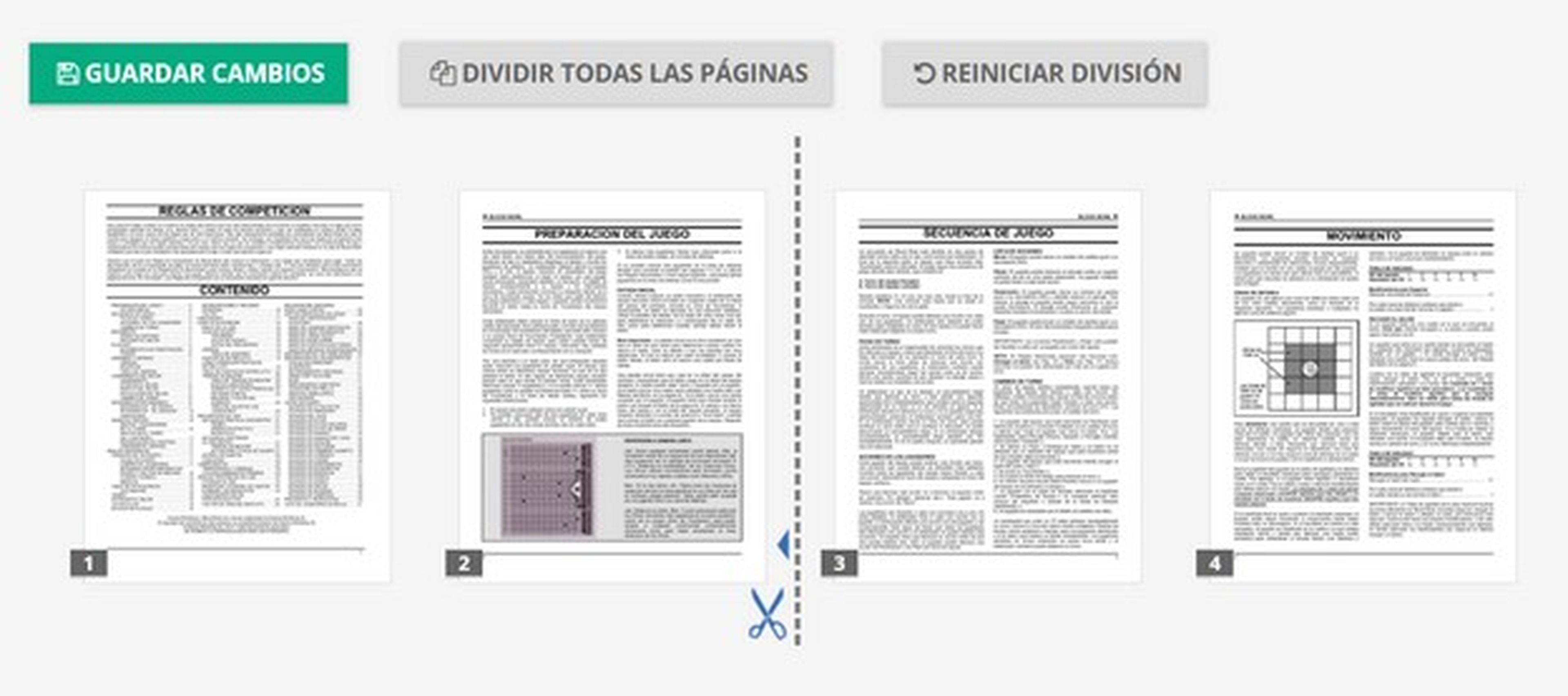 Cómo dividir un PDF online para separar páginas