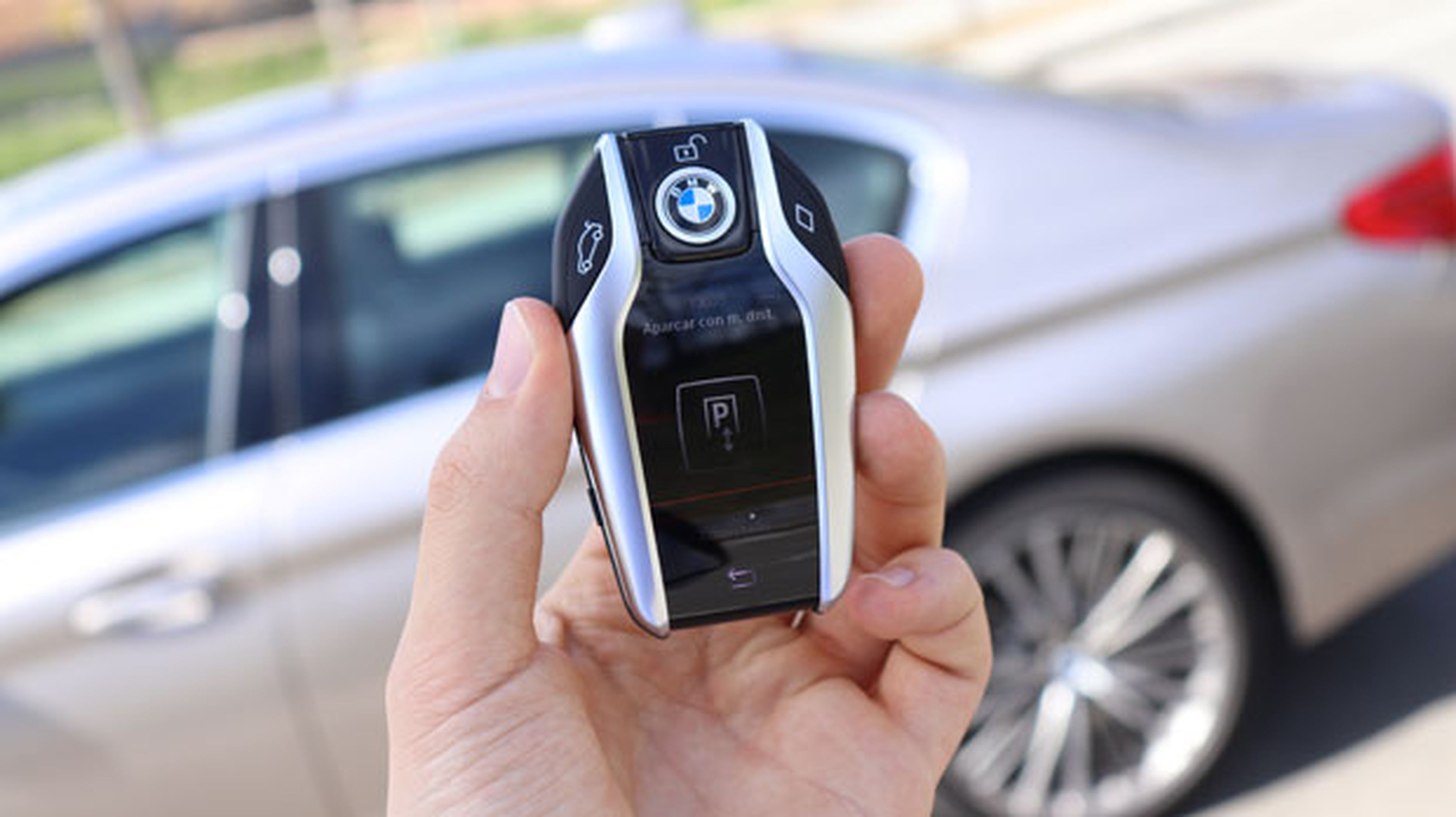 La llave que trae el Serie 5 de BMW