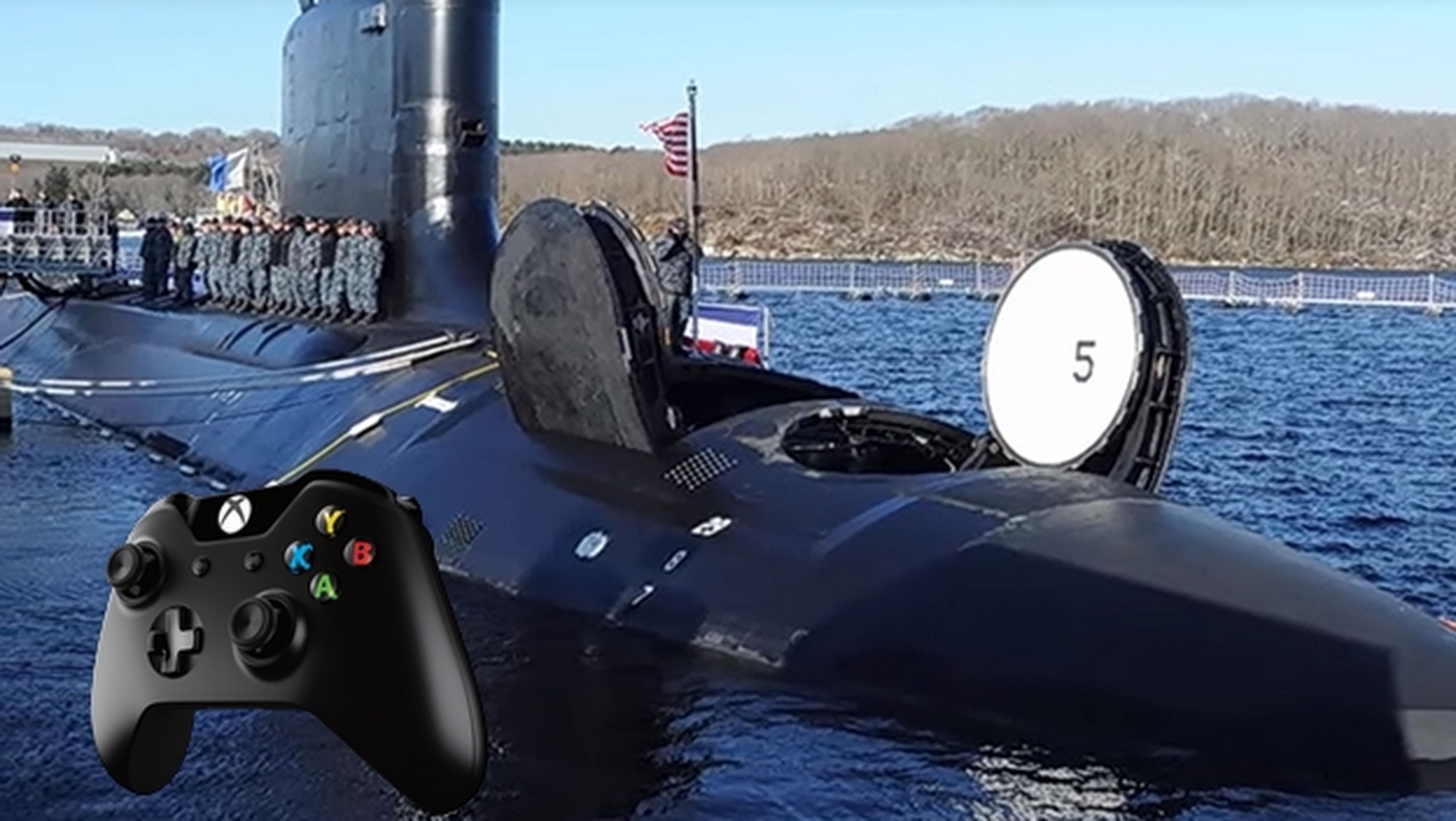 El submarino nuclear USS Colorado utiliza el gamepad de Xbox