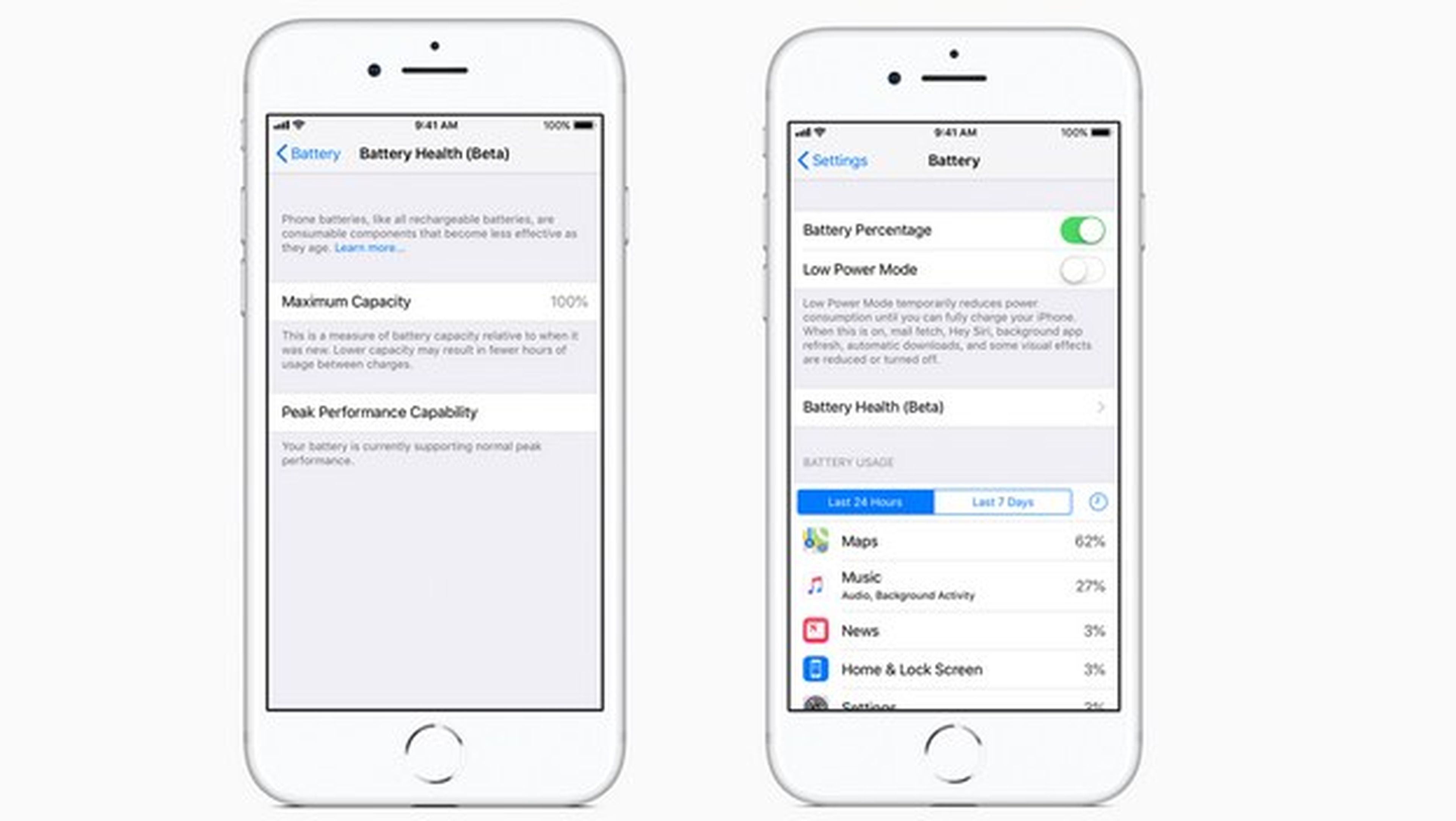 iOS 11.3 ya disponible, permite gestionar las baterías viejas