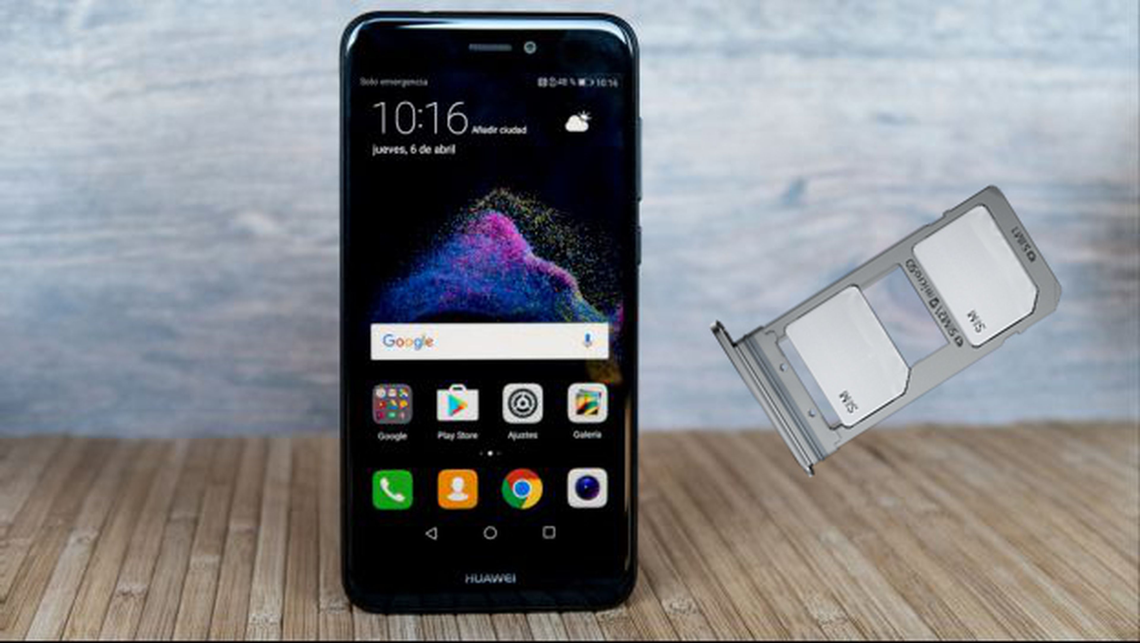 Huawei P8 Lite 2017 - elegir SIM predeterminada