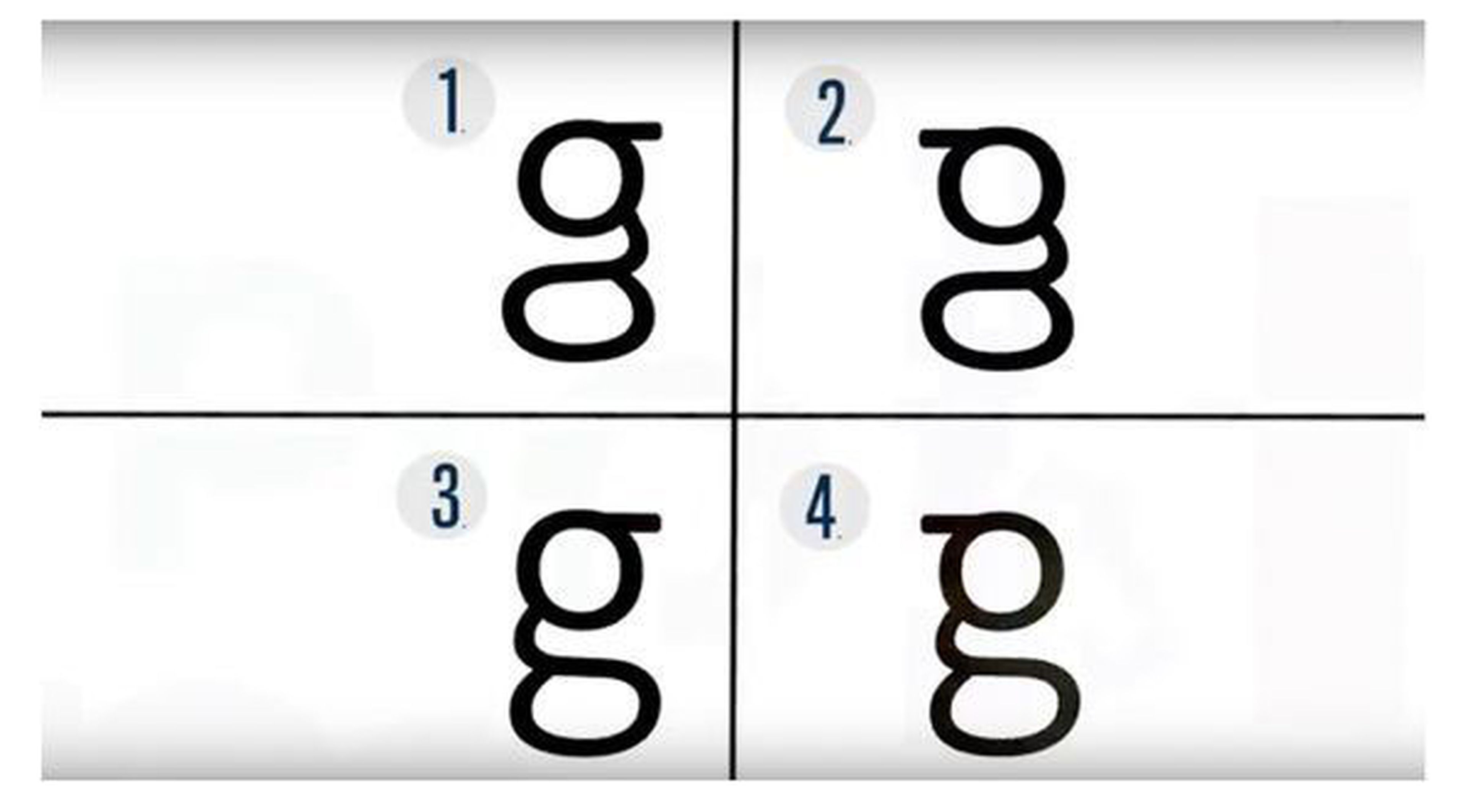 ¿Sabes escribir la letra g?