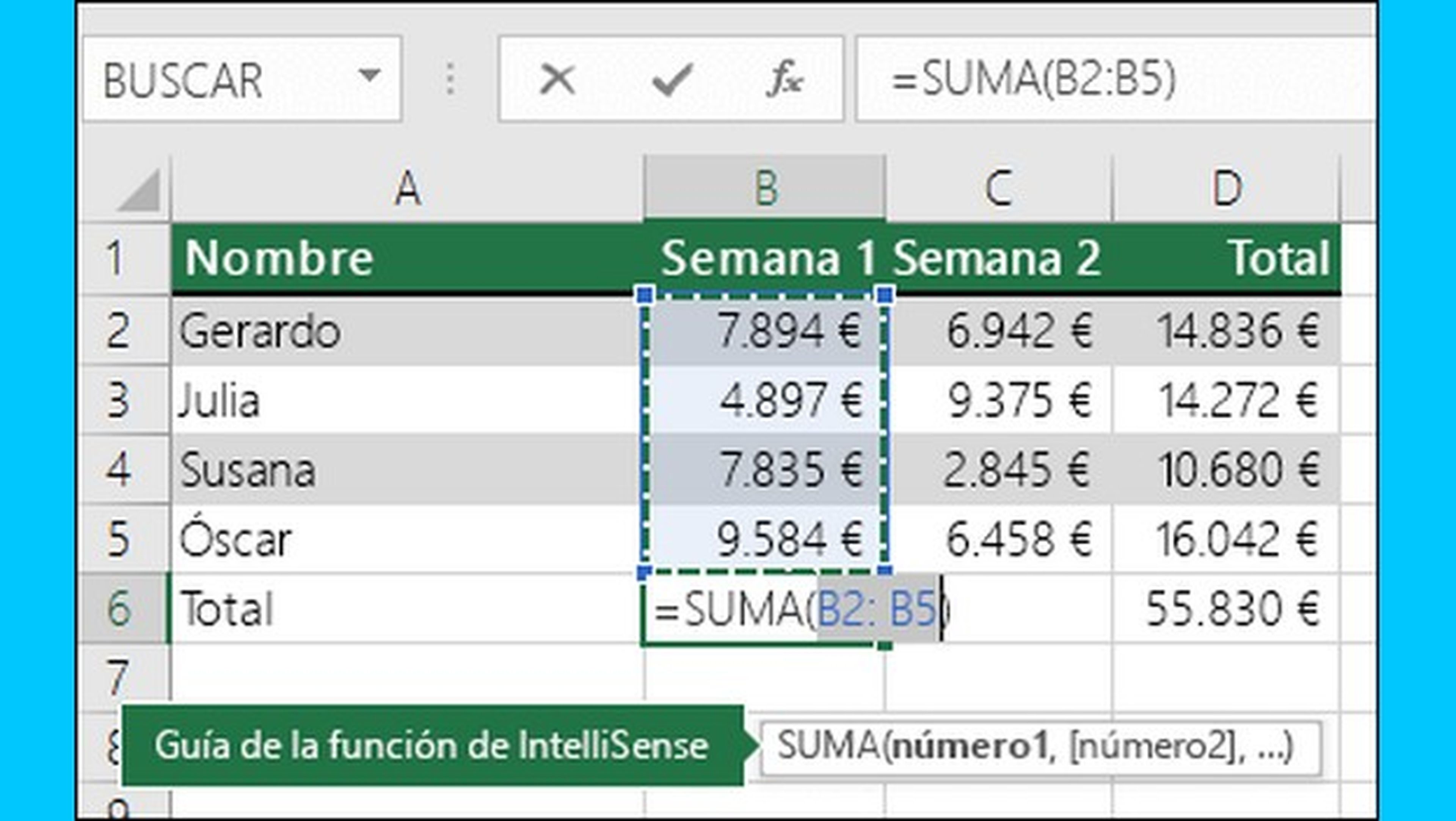 Cómo utilizar Excel como calculadora