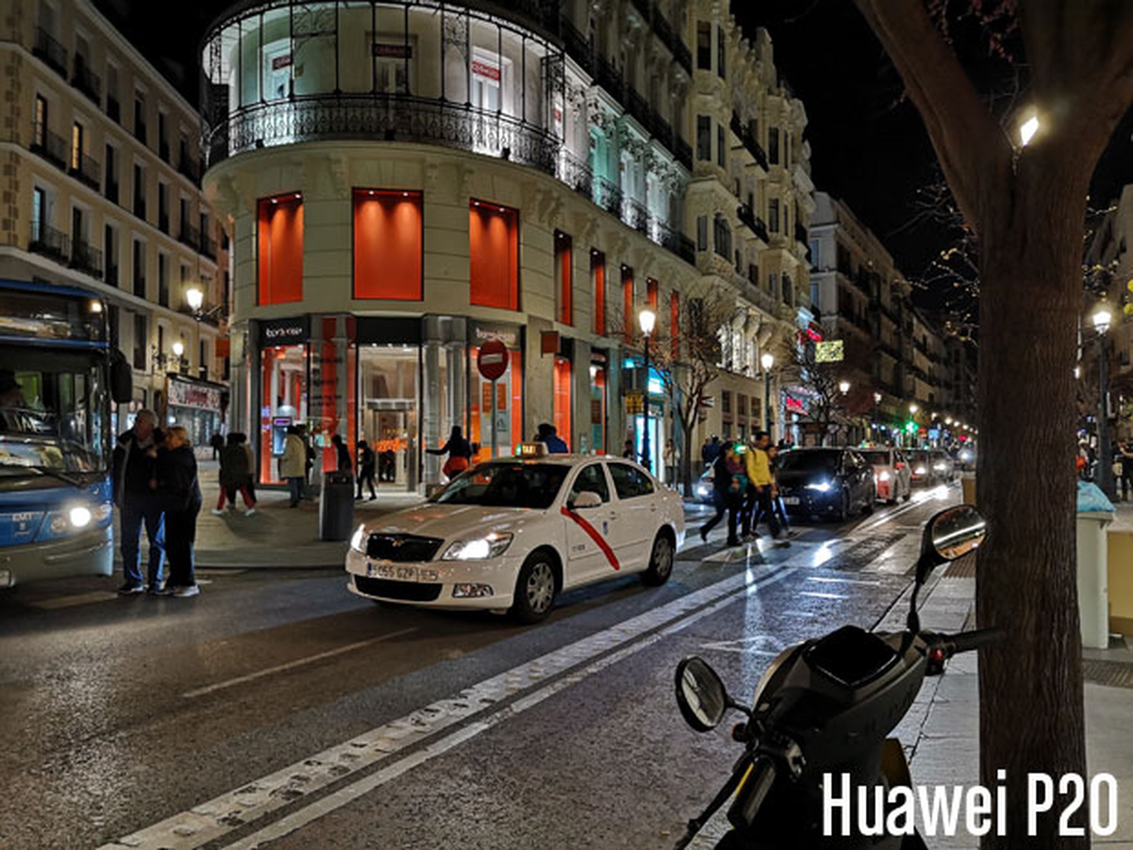 Fotografía nocturna tomada con el Huawei P20