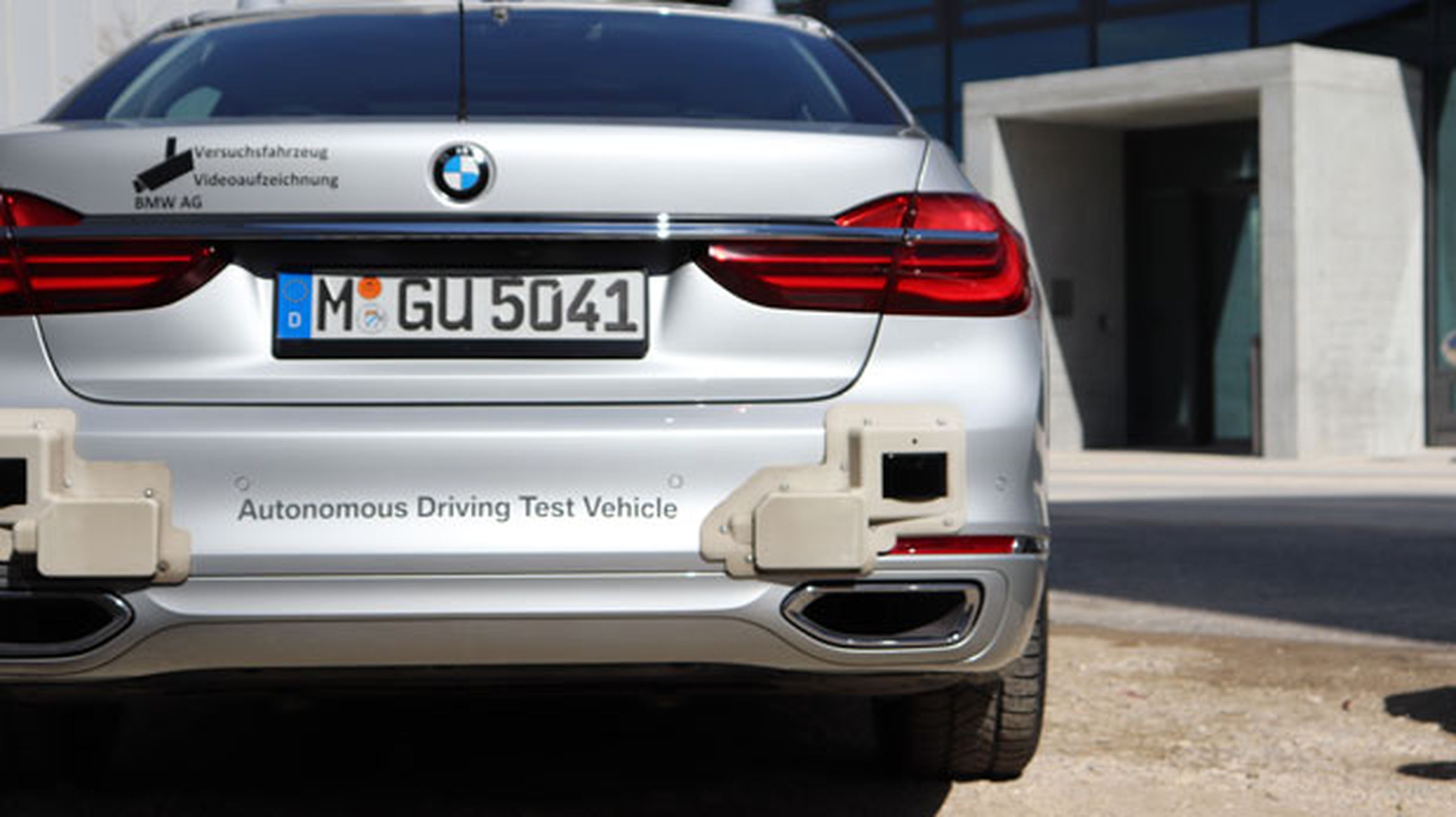 El coche autónomo de pruebas de BMW
