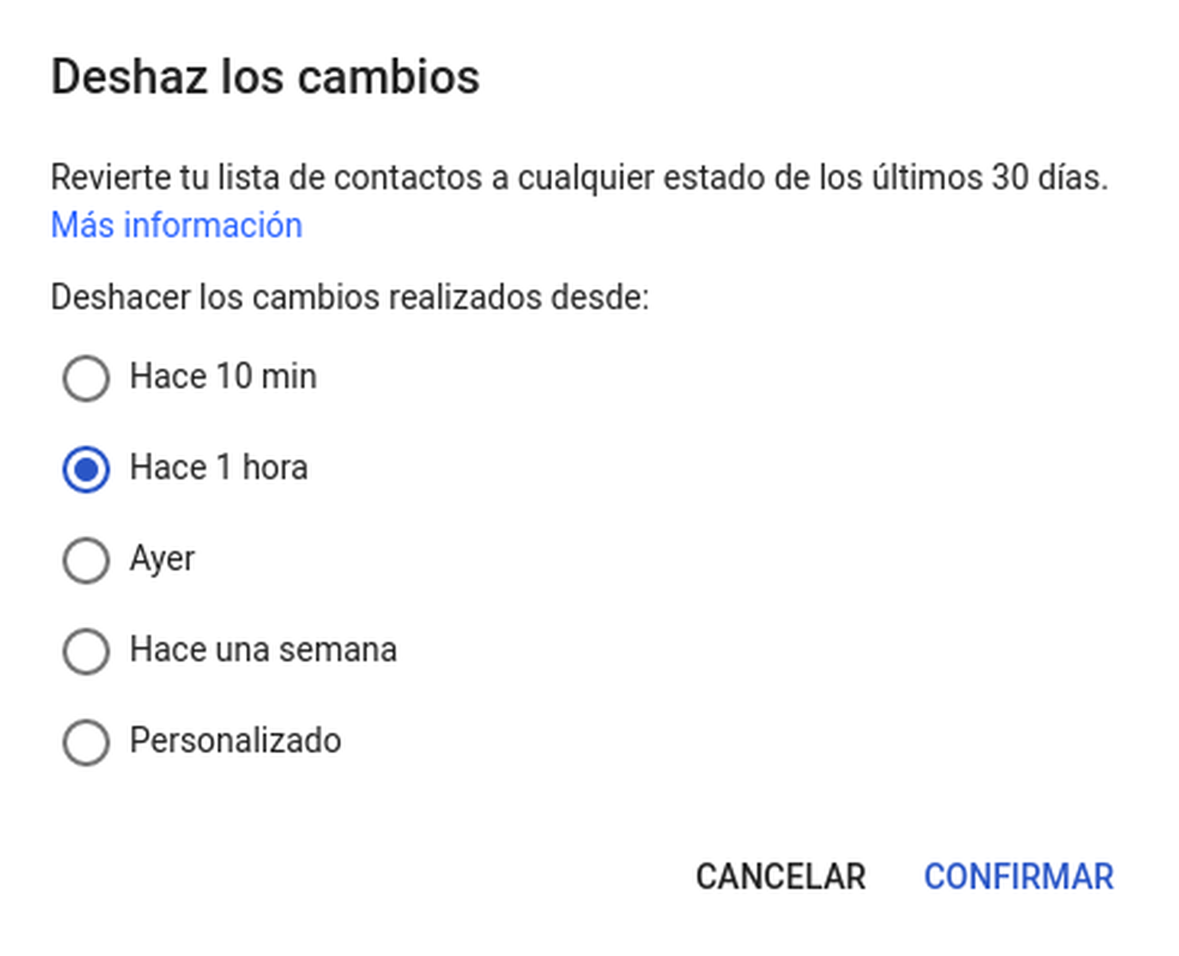 Cómo recuperar un contacto borrado en Android