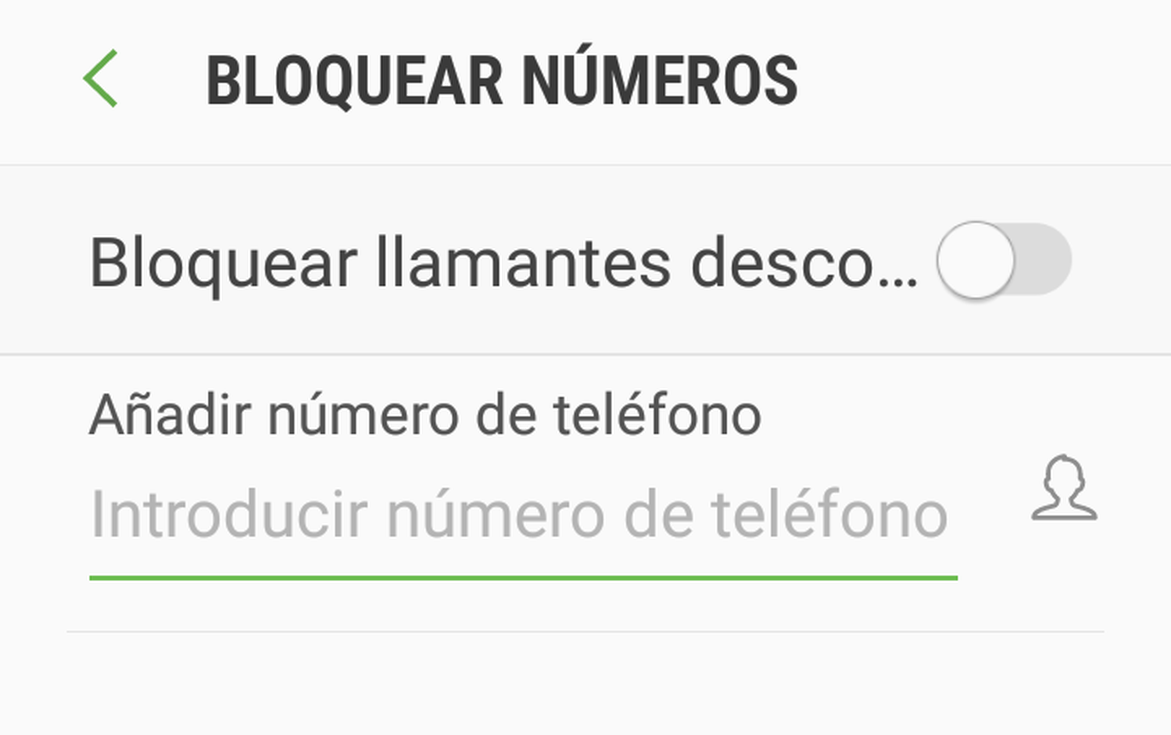 Samsung Galaxy S7: Cómo bloquear las llamadas de un número