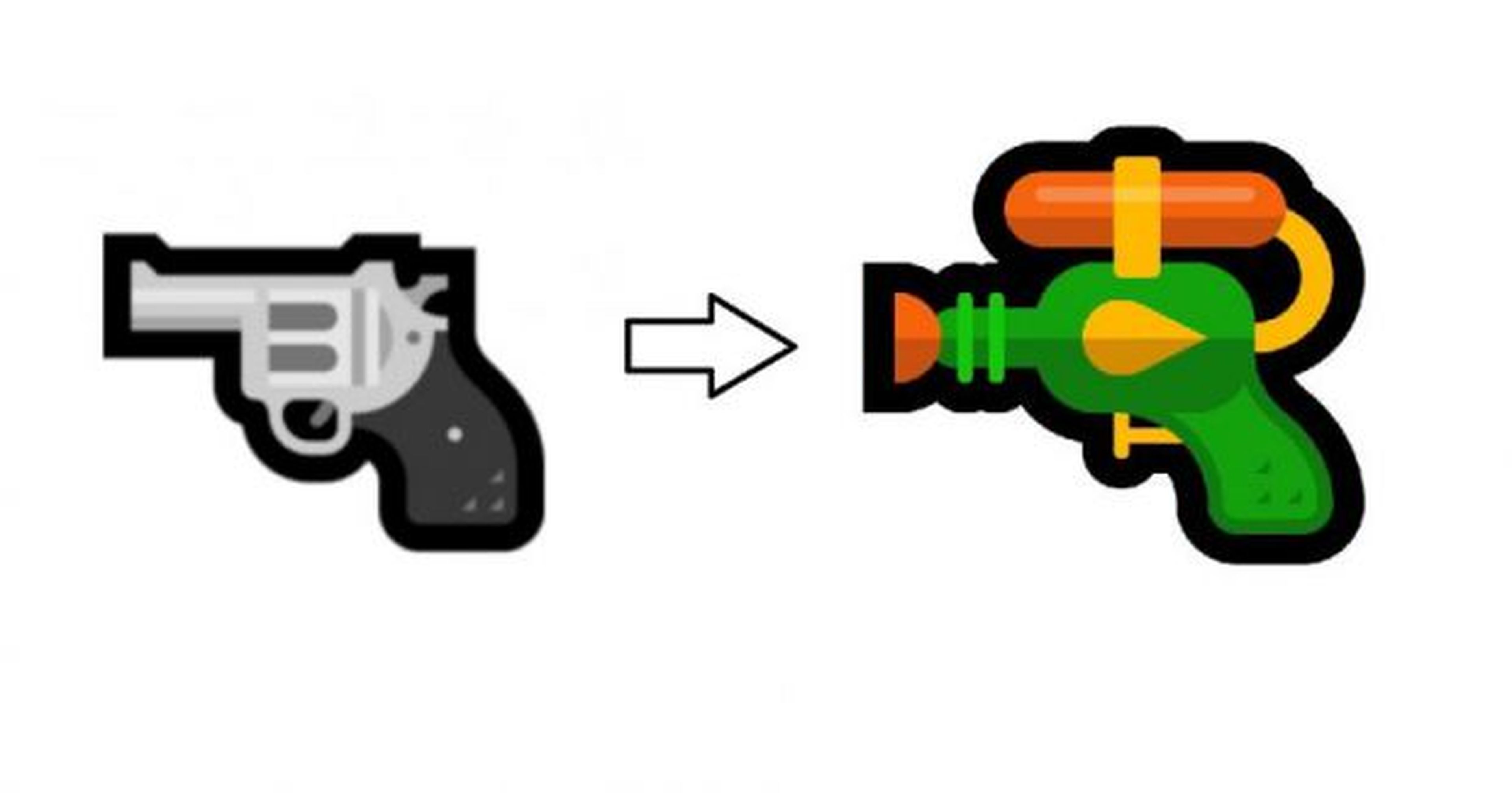 emoji pistola microsoft