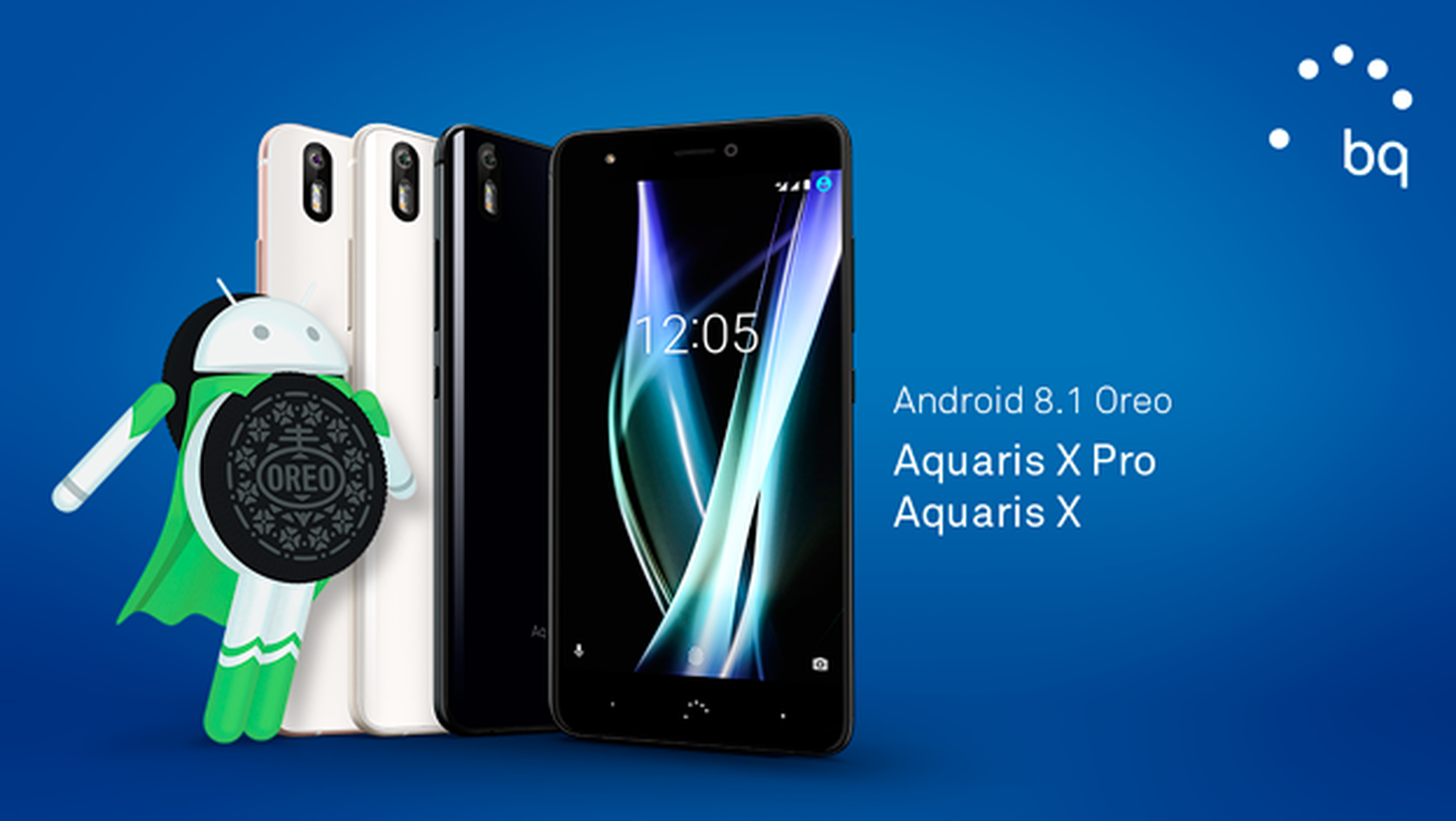 Los BQ Aquaris X y Aquaris X Pro reciben Android 8.1 Oreo