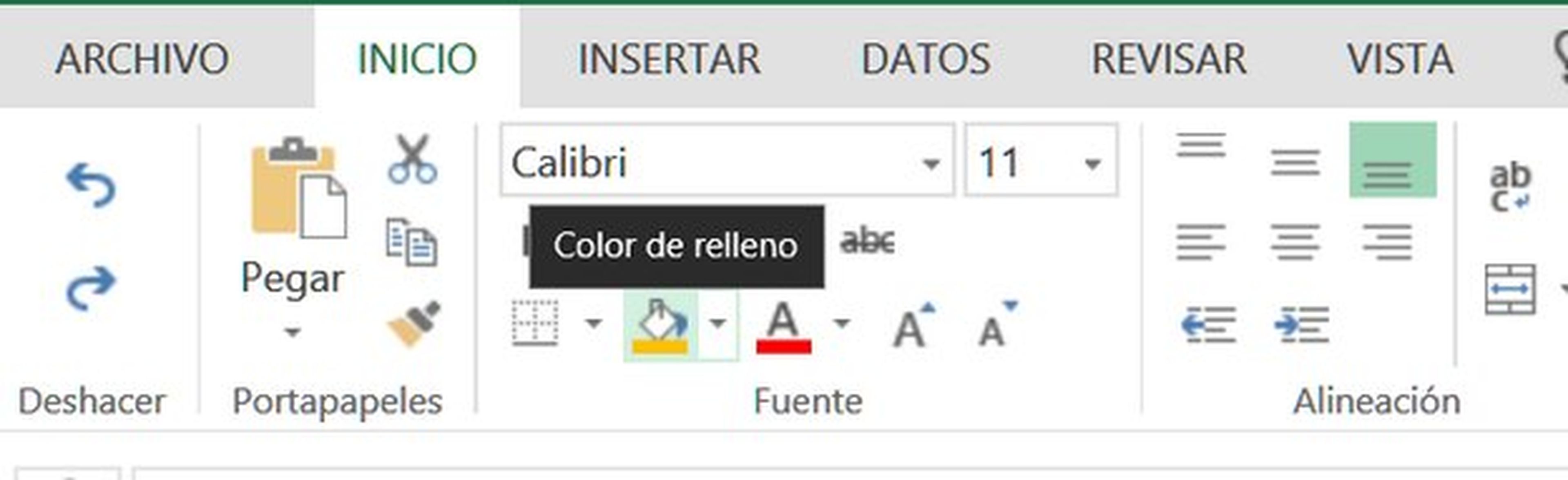 Cómo colorear celdas en Excel