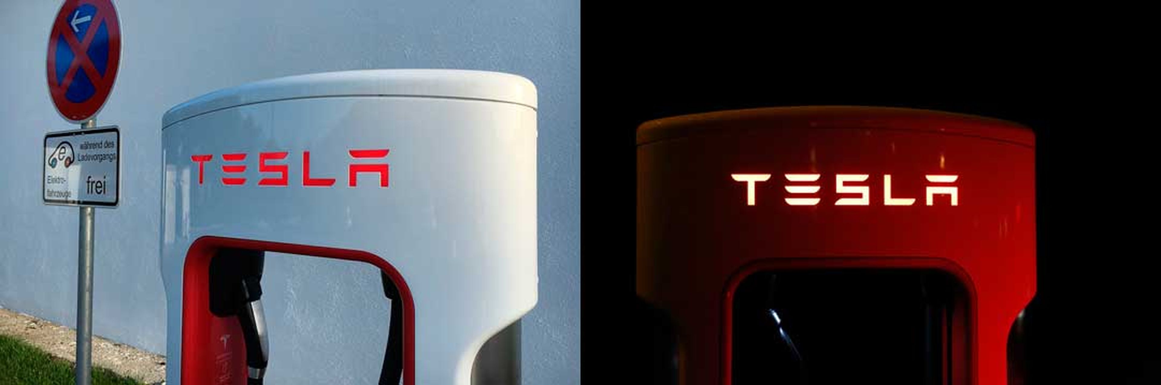 Así son los cargadores para coches eléctricos de Tesla