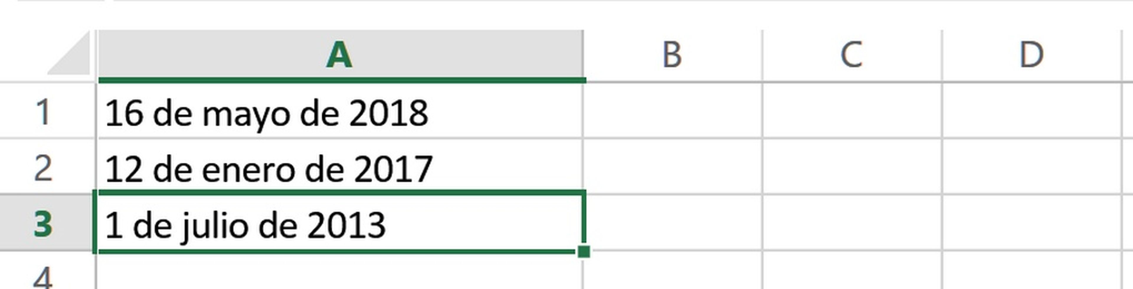 Cómo lograr que las fechas permanezcan como texto en Excel