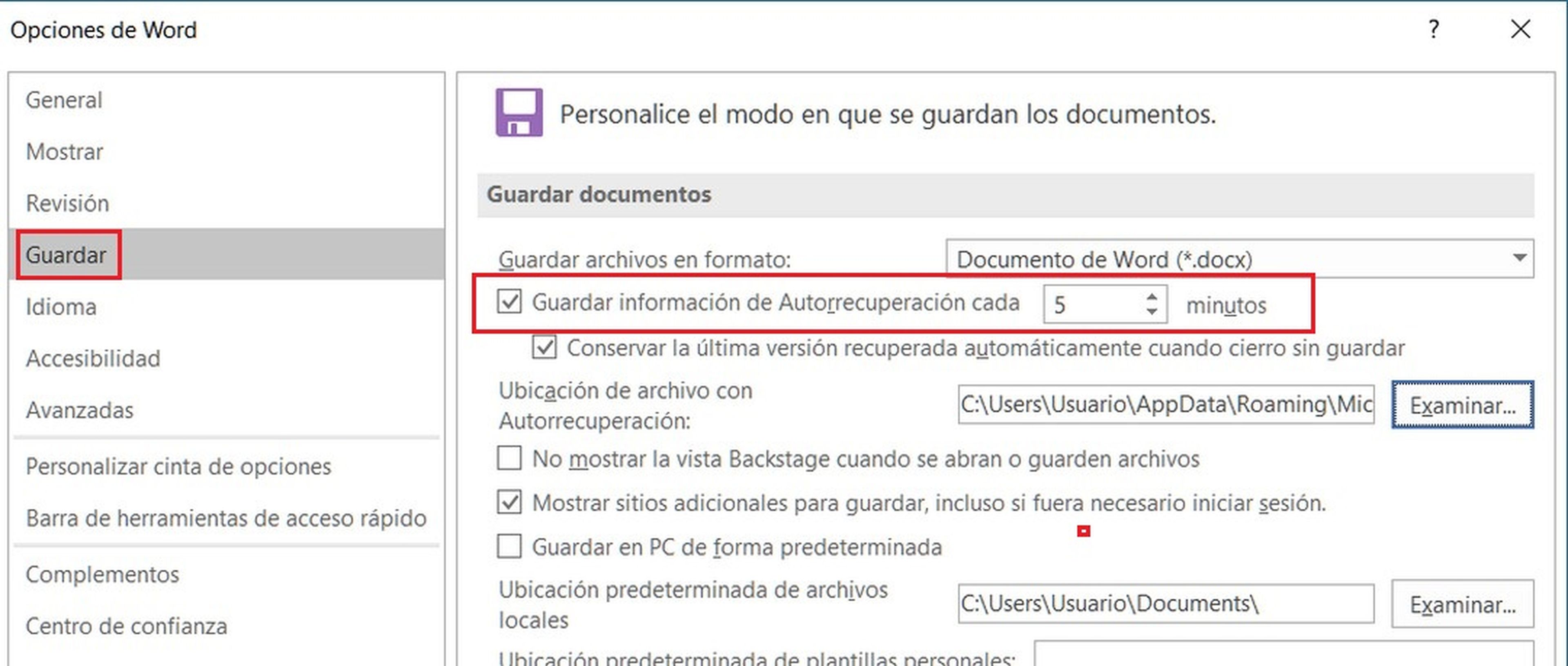 Cómo recuperar un archivo de Word sin guardar