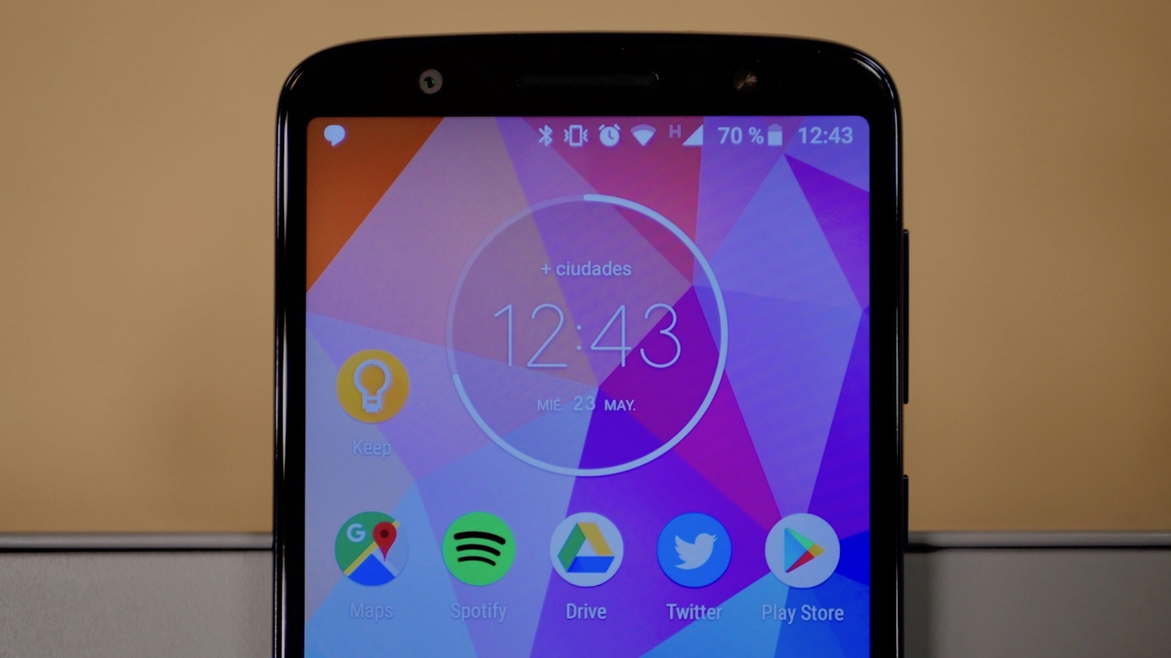 Fotos del diseño del Motorola Moto G6