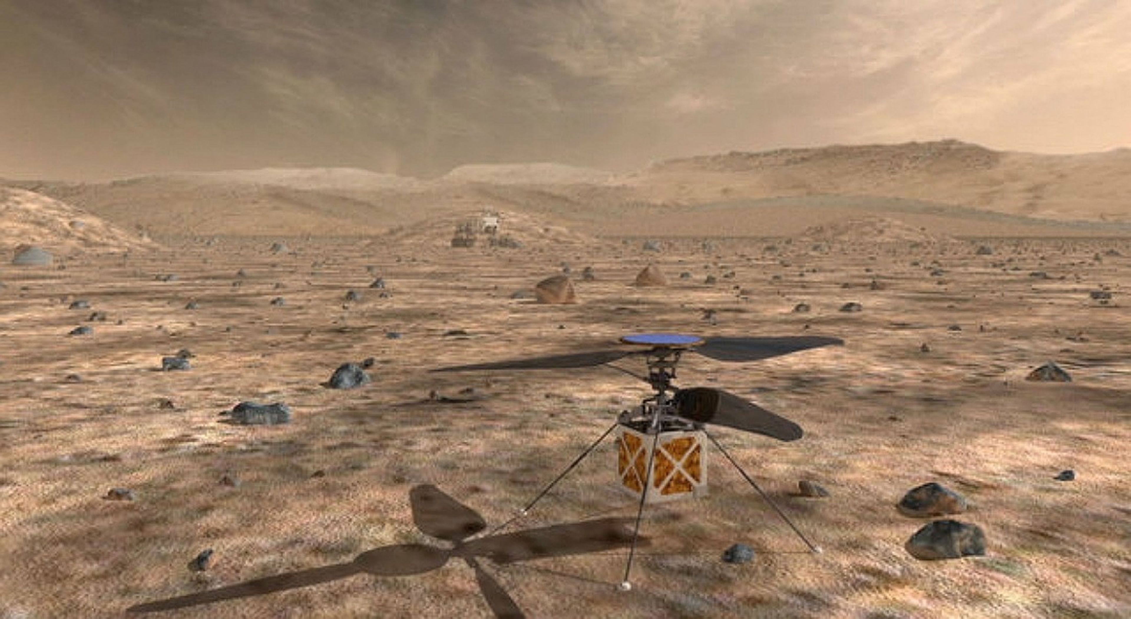 El Helicóptero de la NASA volará en Marte