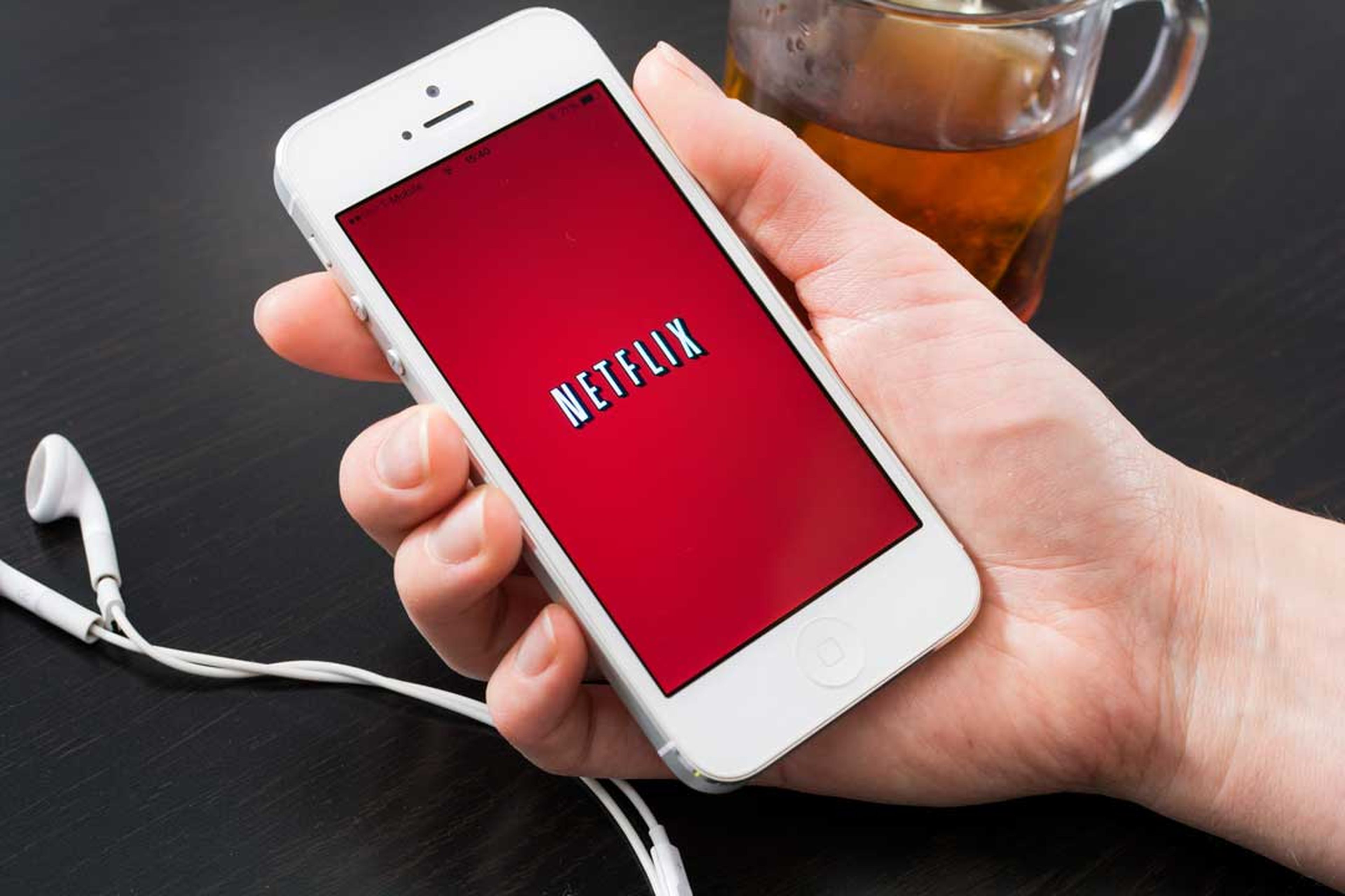 Aplicación de Netflix en el móvil
