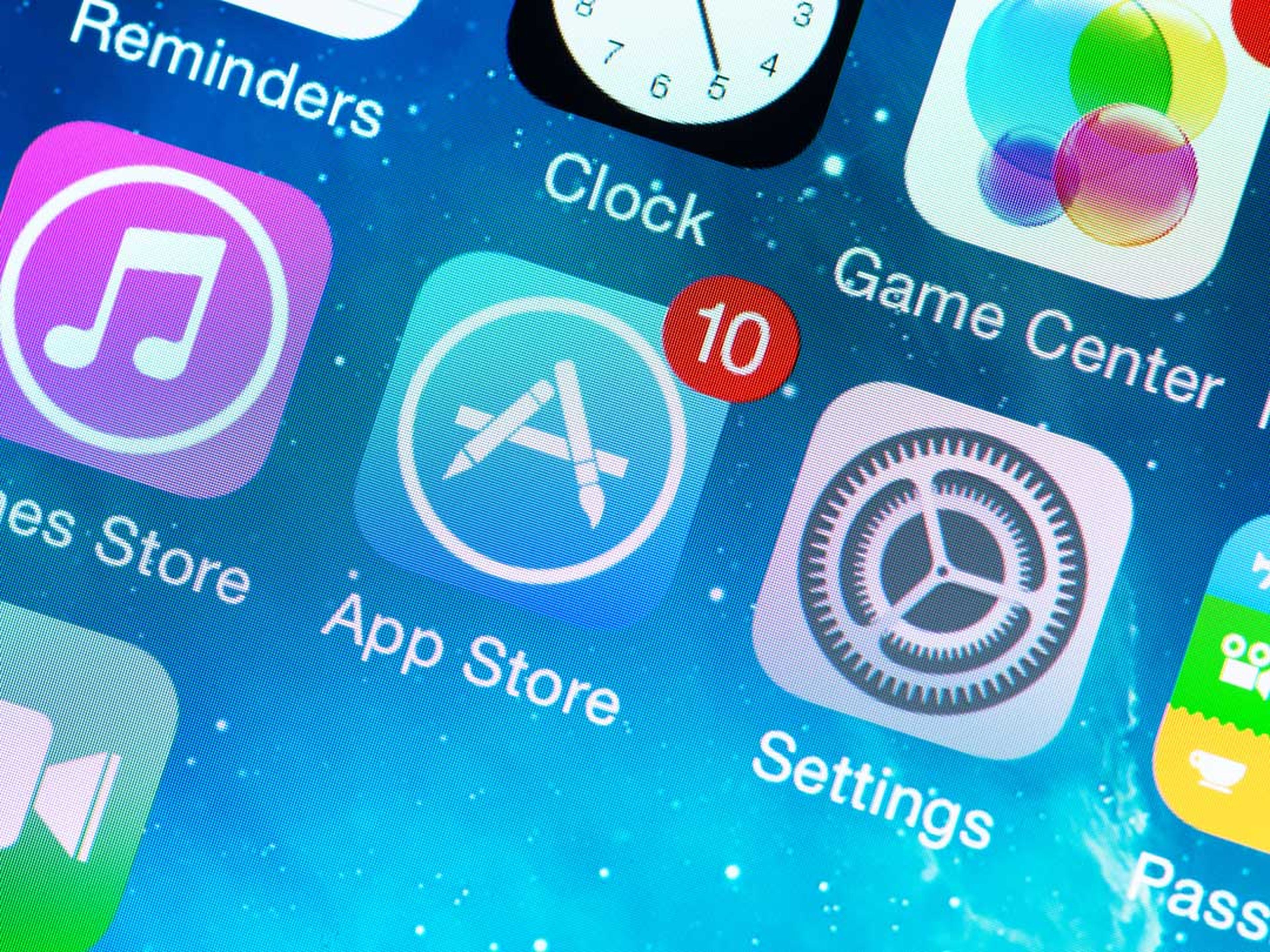 Icono de la App Store en un iPhone