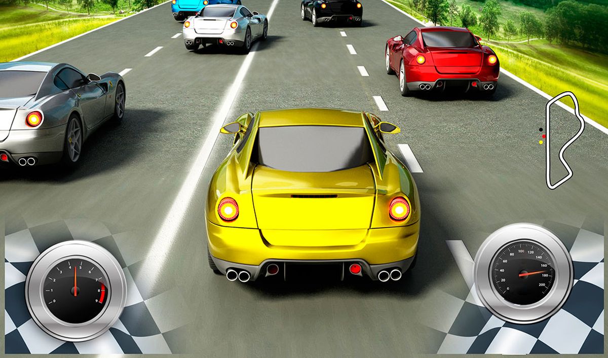 Juegos de Carros - Real Turbo Car Racing 3D - Juegos de Carros de