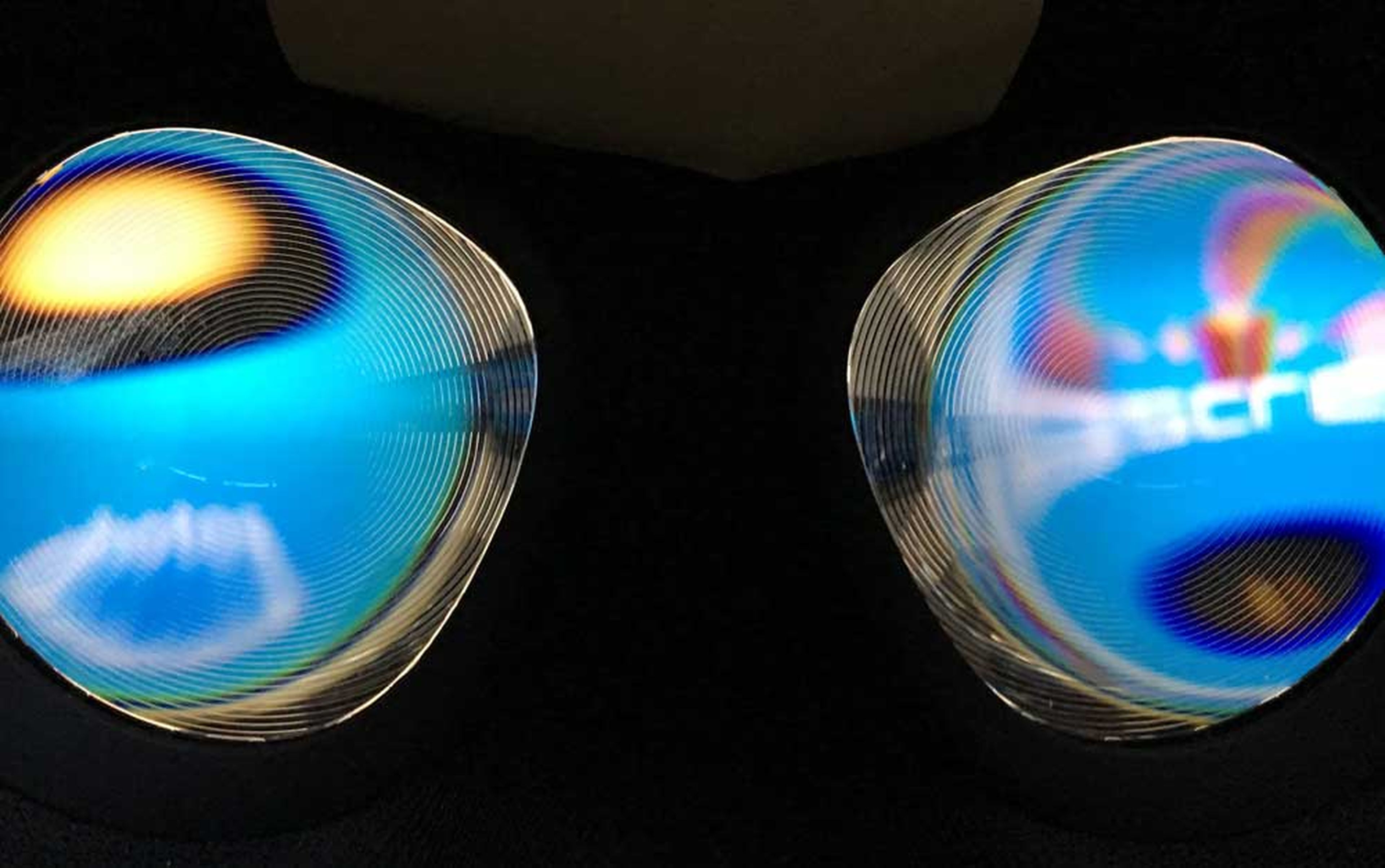 Diseño de las lentes de Oculus Go.