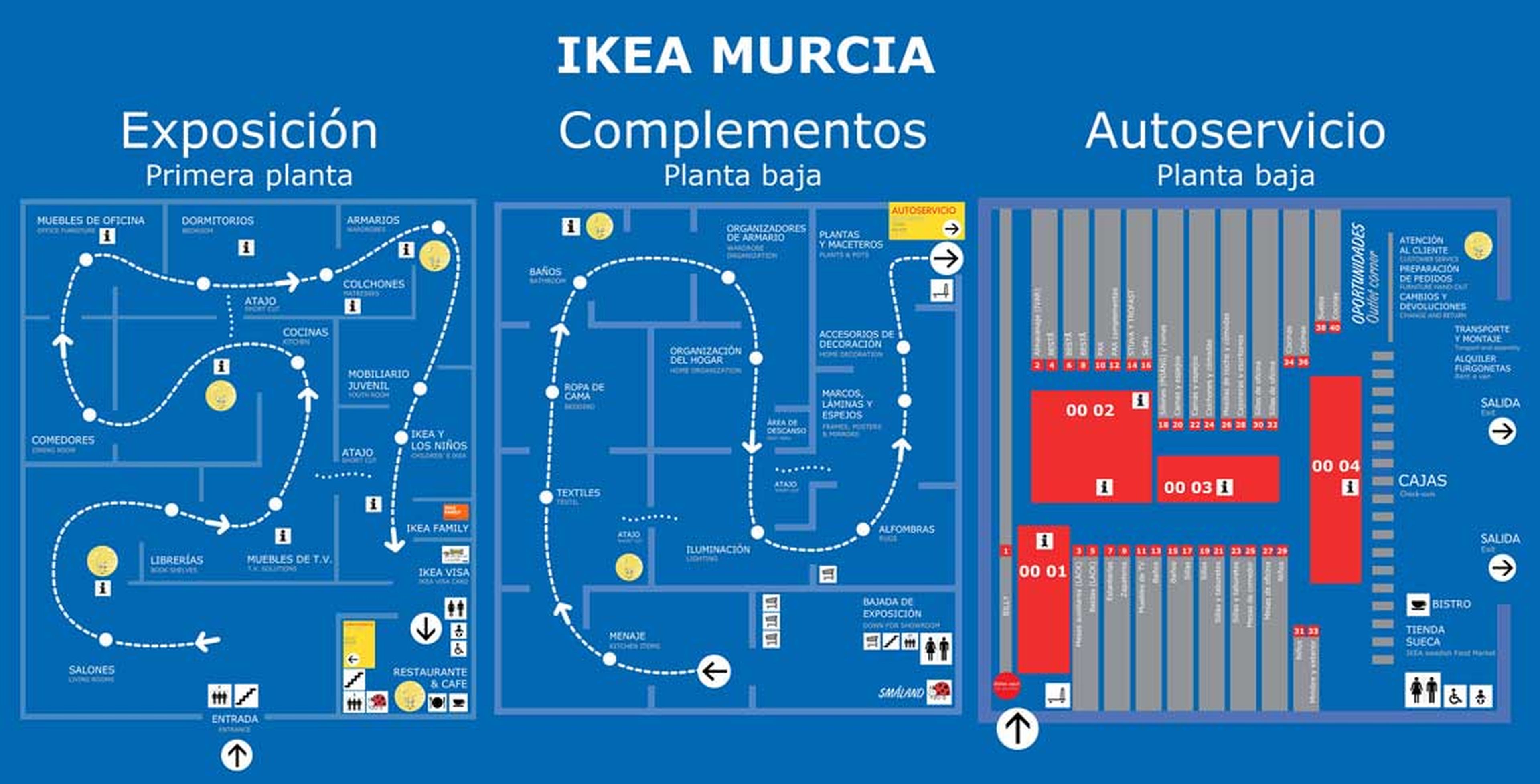 Plano de un Ikea