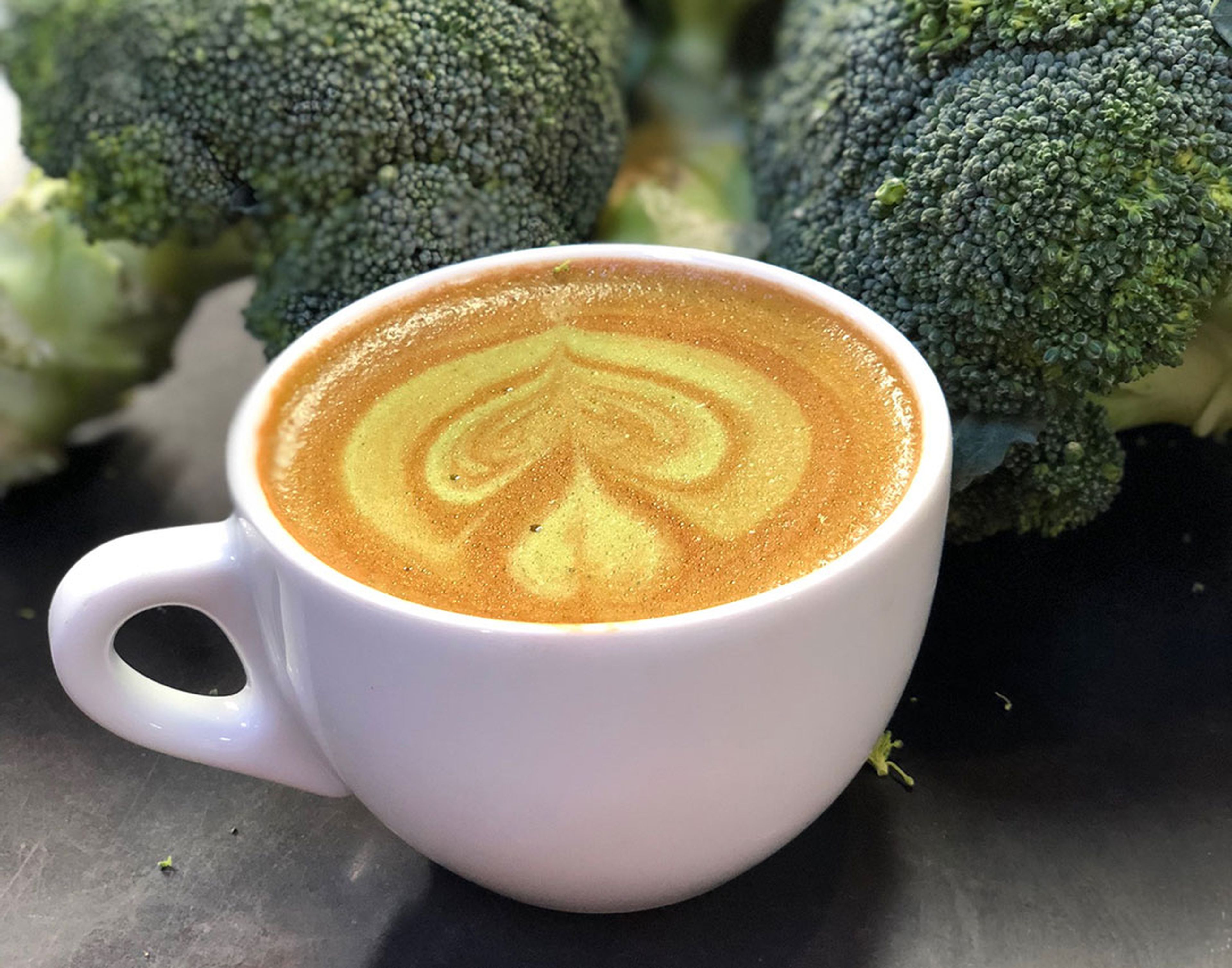 café brócoli