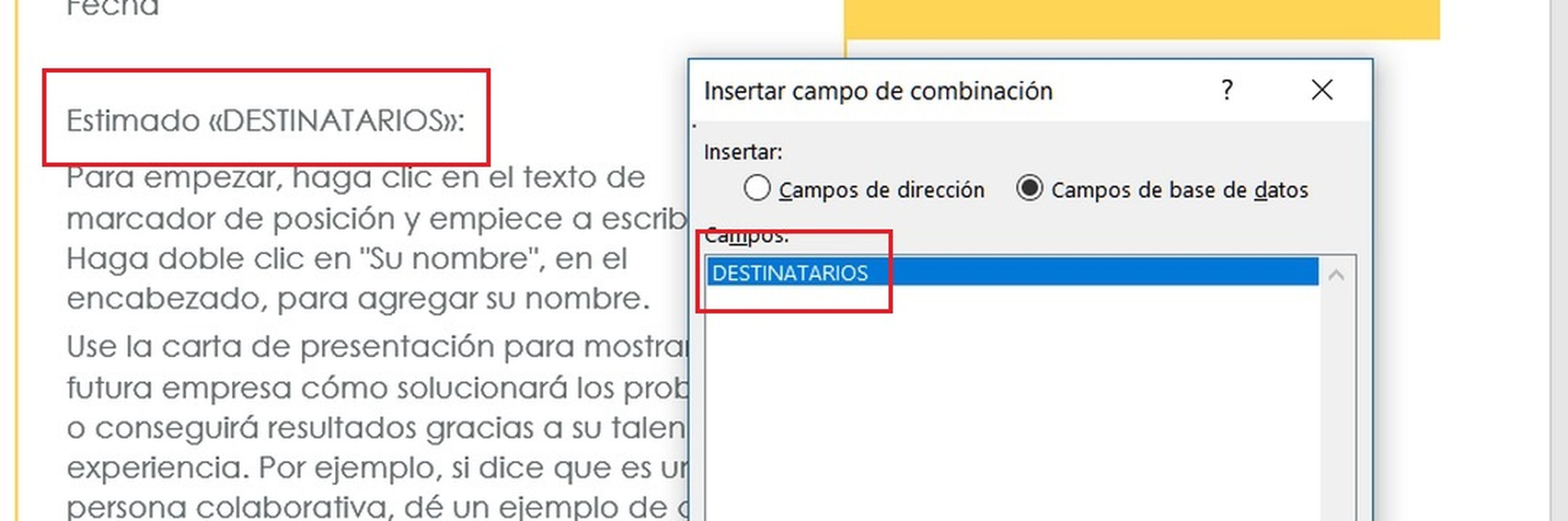 Cómo vincular los datos de un Excel a Word