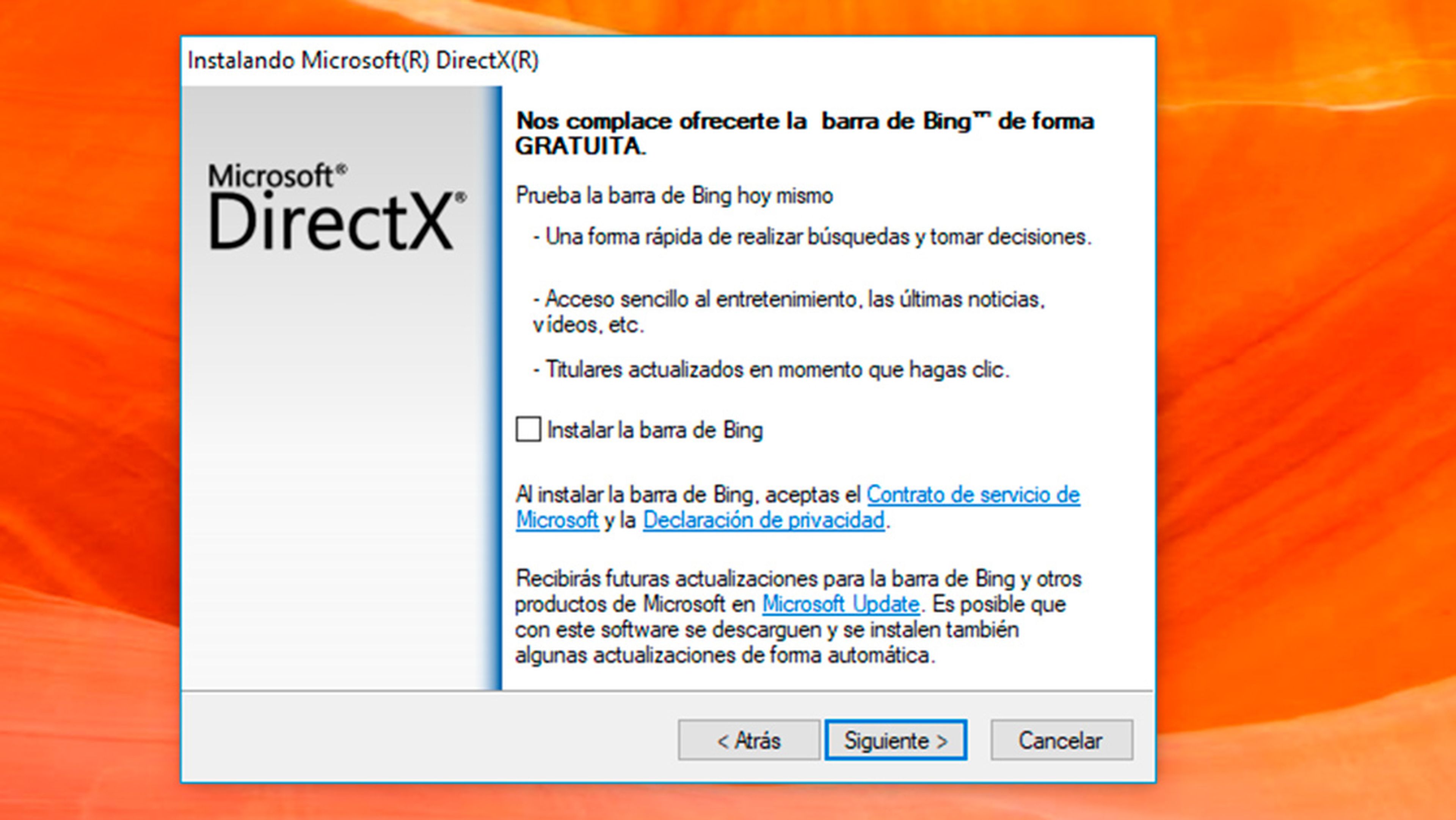 DirectX en Windows 10