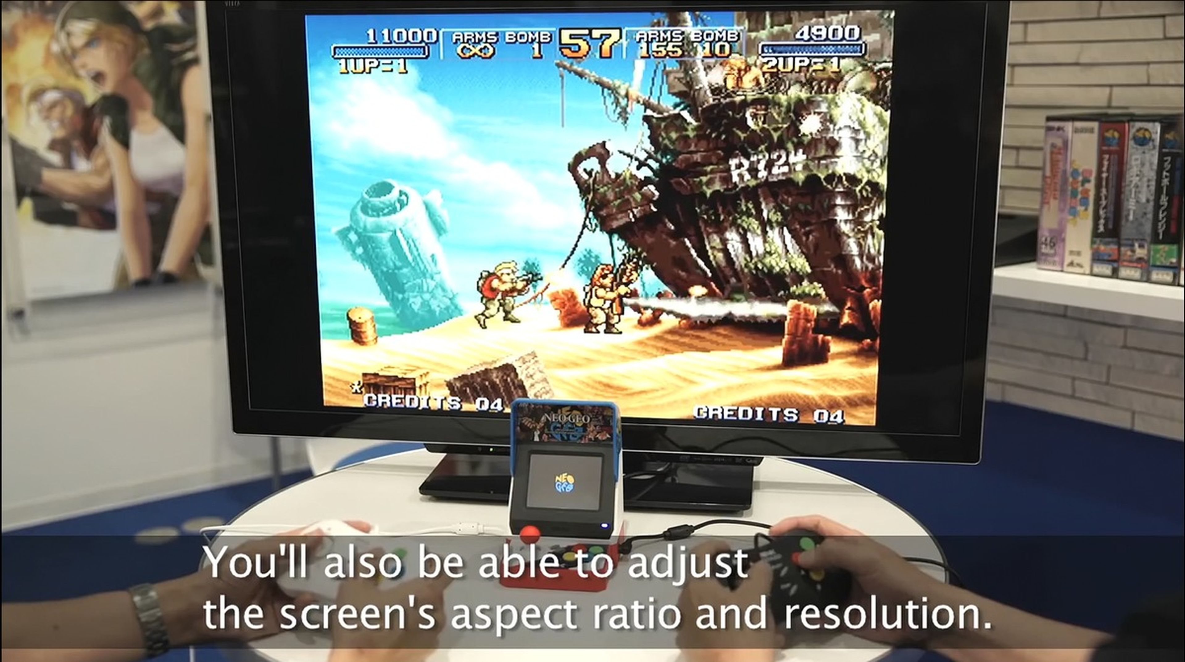 Primer vídeo de Neo Geo Mini en funcionamiento, así luce su mini pantalla