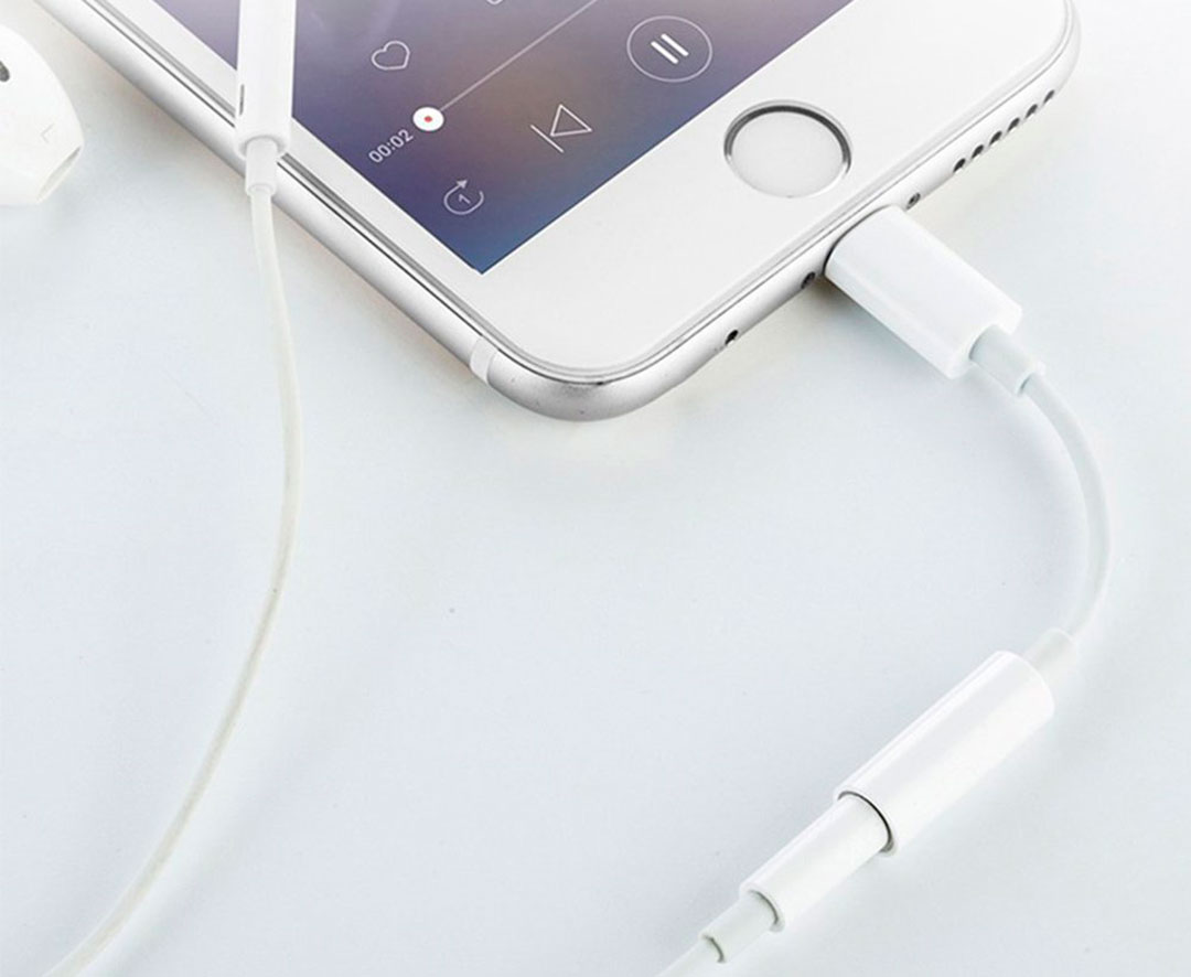 👉 Adaptador de auriculares para iPhone - iShopping Ecuador