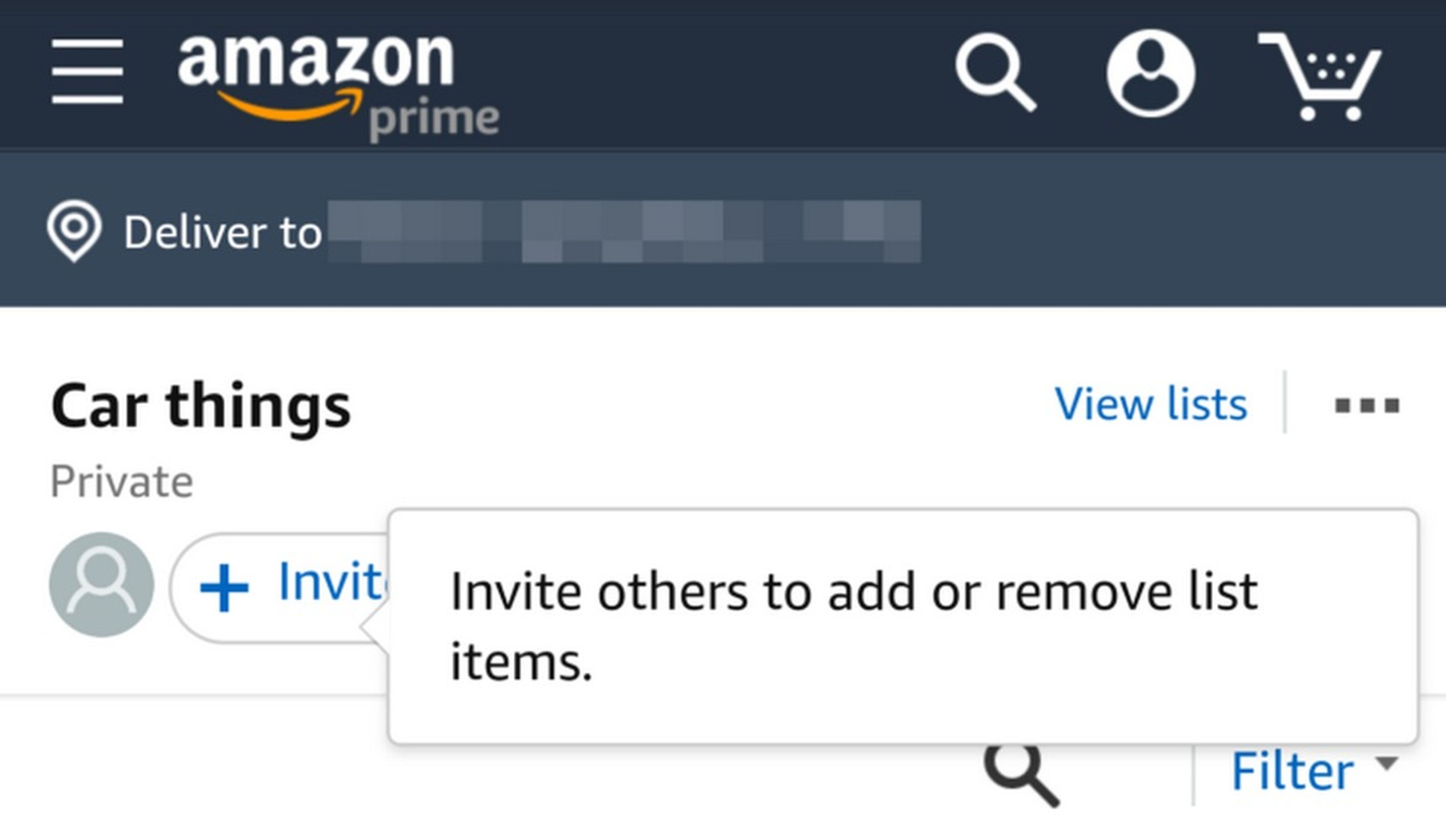 Amazon estrena las listas de deseos compartidas en grupo