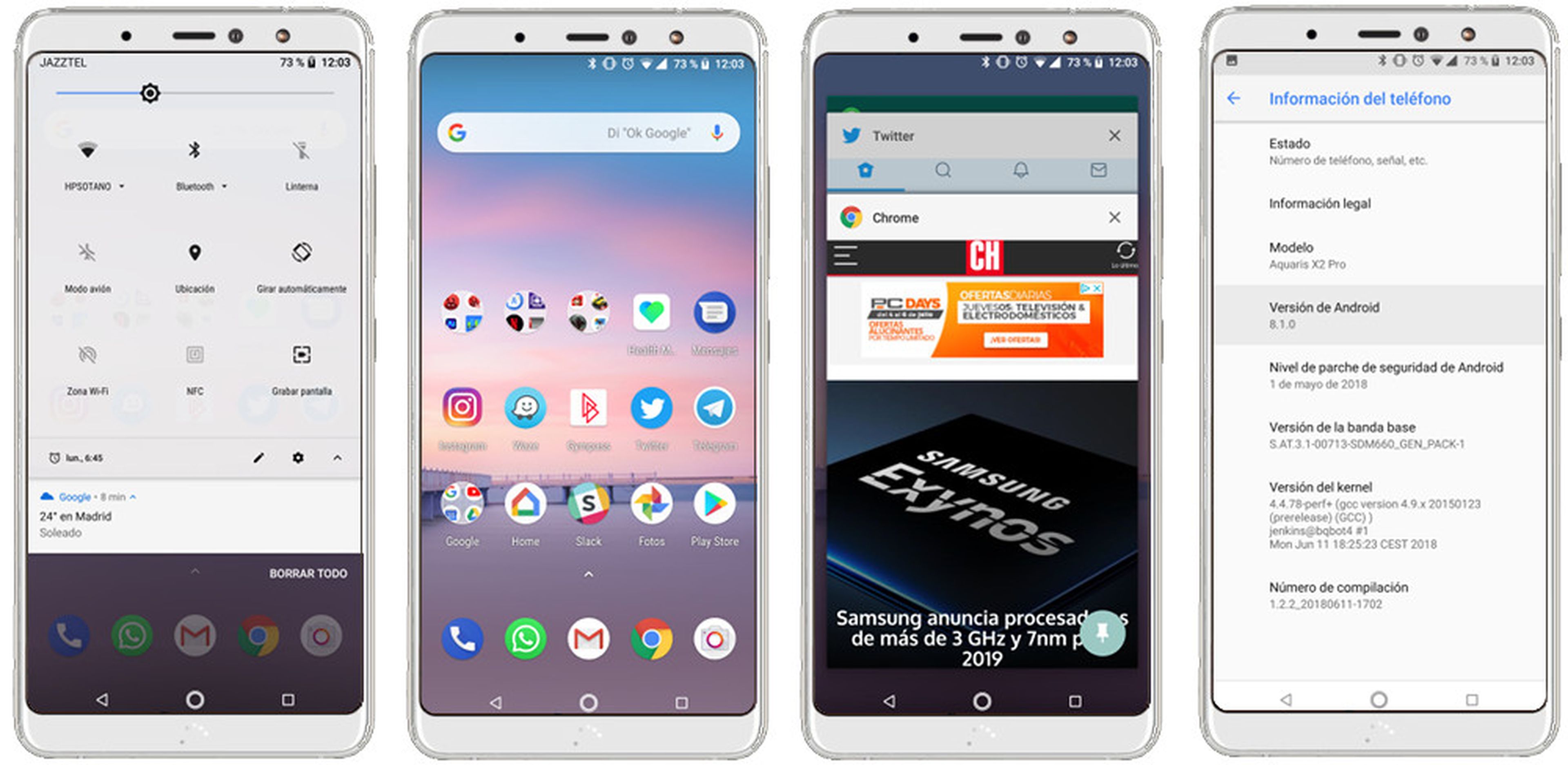 Android One - Aquaris X2 Pro