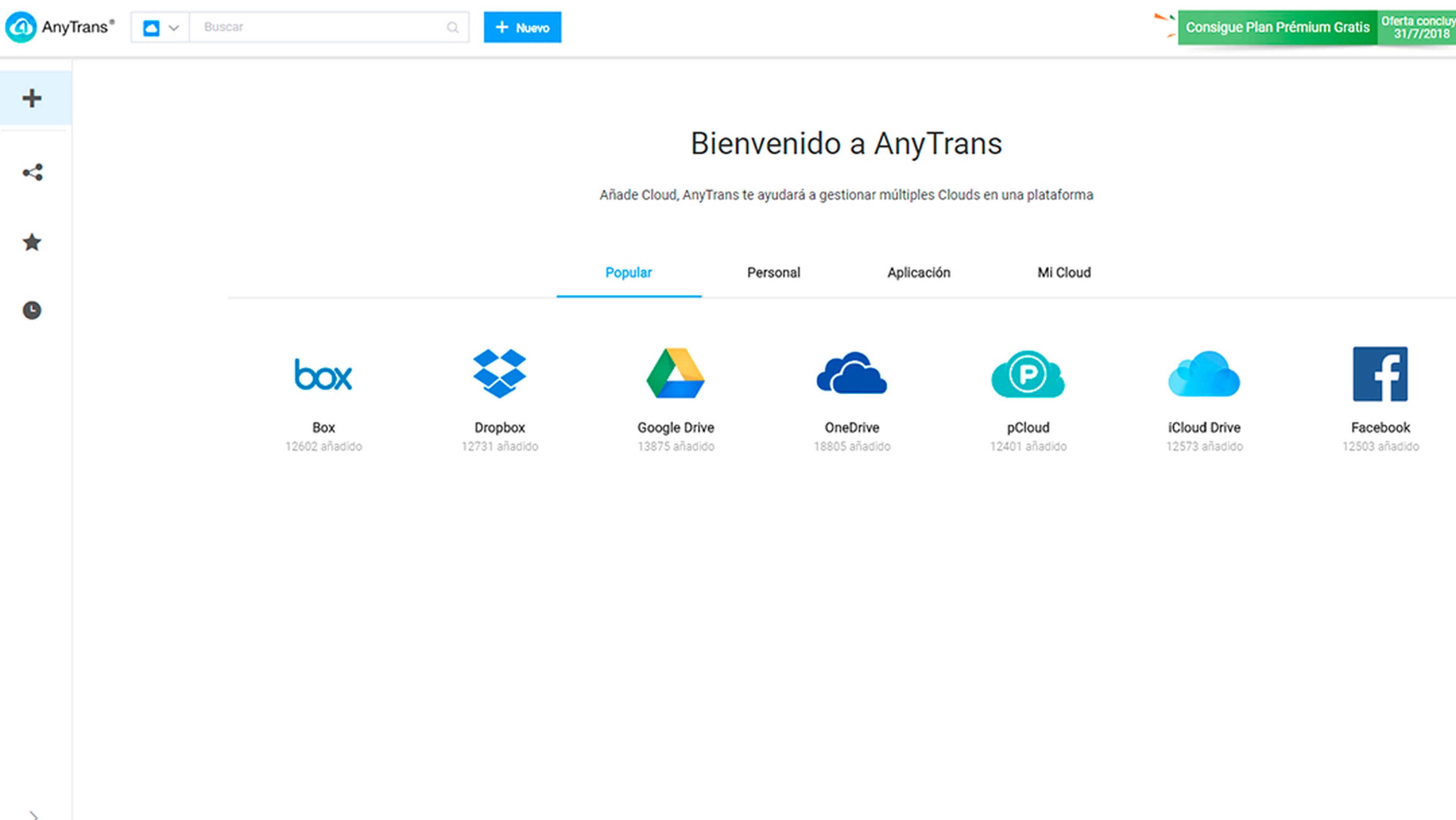 AnyTrans para Cloud