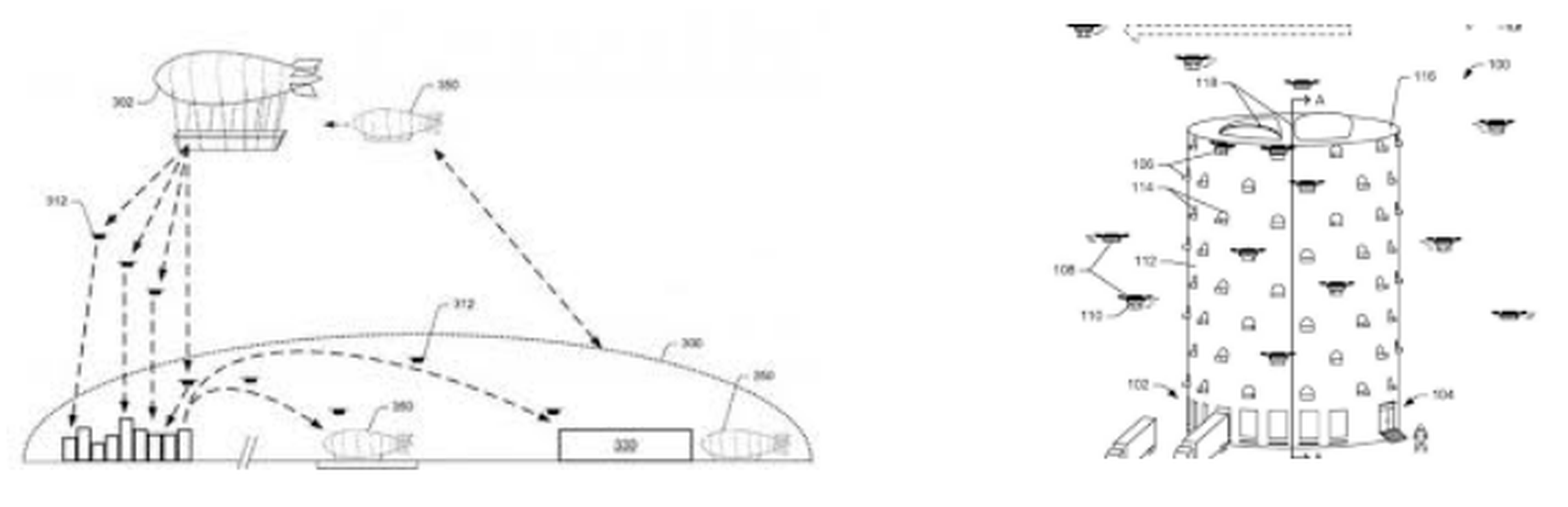 Drones patentes Amazon