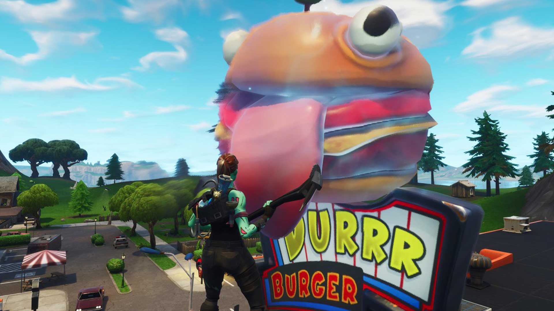 la iconica hamburguesa de fortnite desaparece del juego y aparece en la realidad gaming computerhoy com - fotos de fortnite ciudades