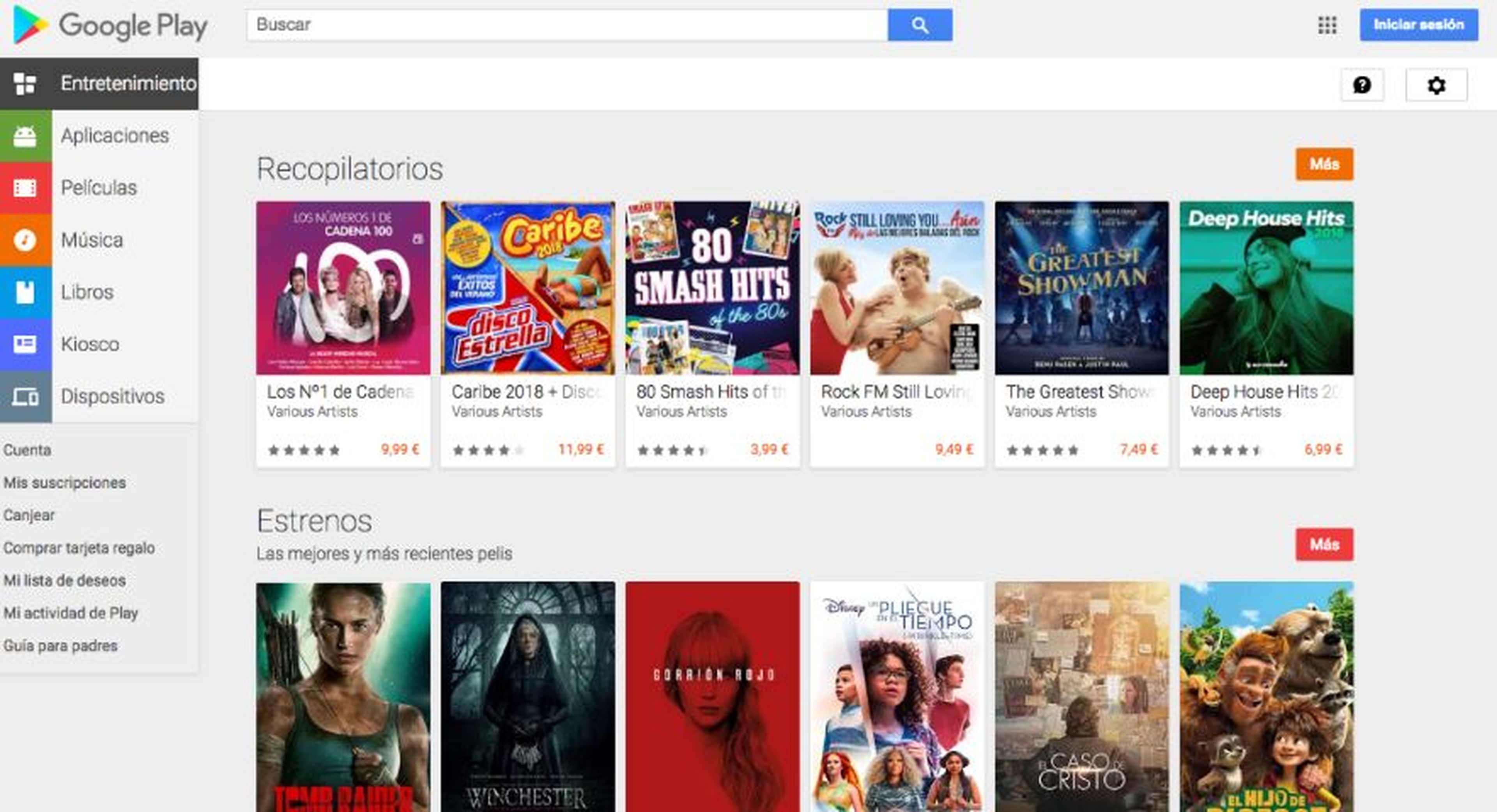 Google Play Películas & TV