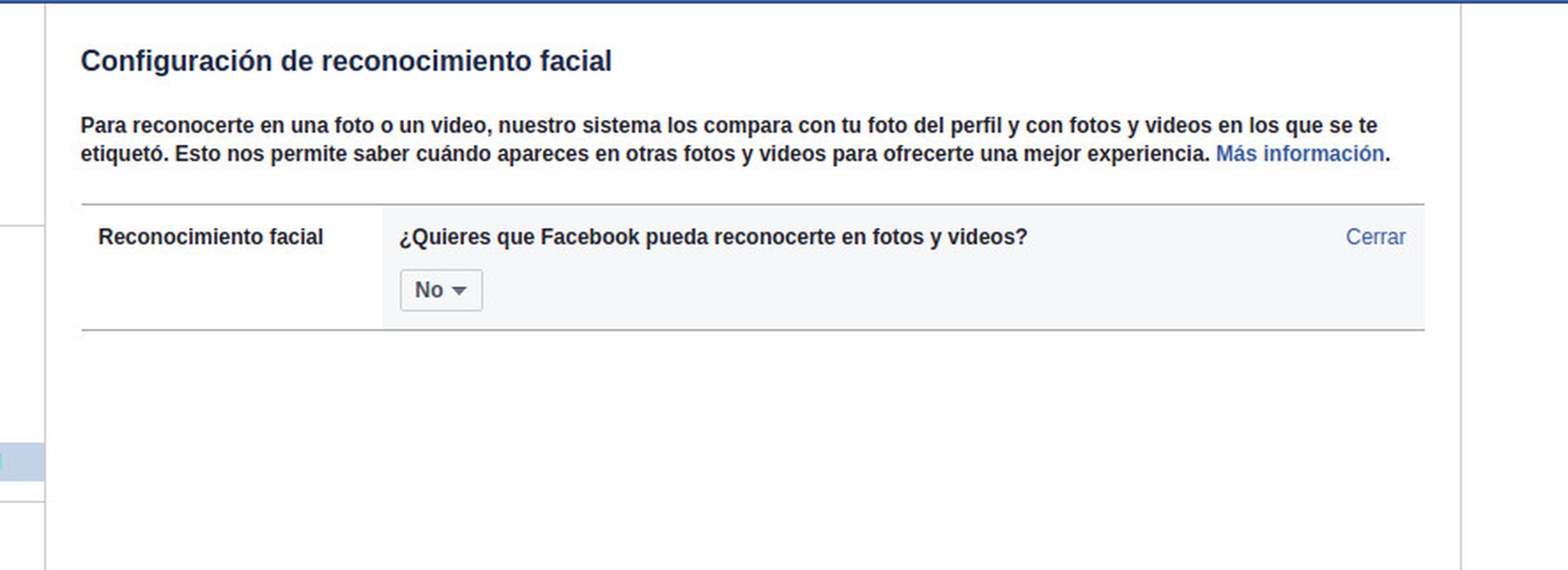 Reconocimiento facial