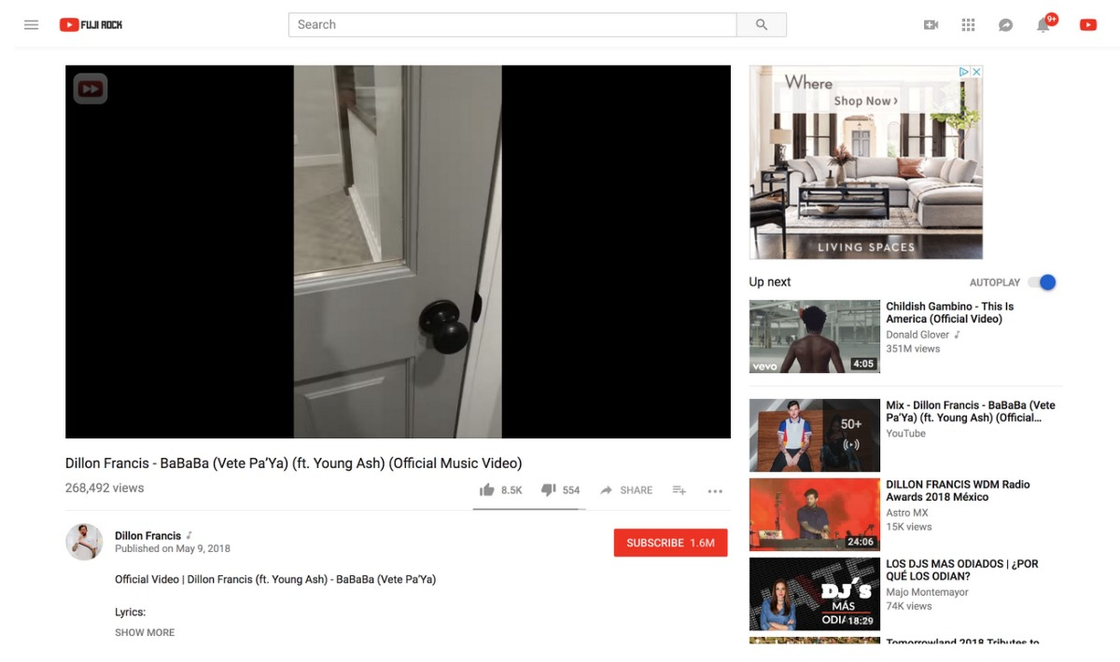 La versión web de YouTube quita las barras negras en los vídeos verticales y cuadrados