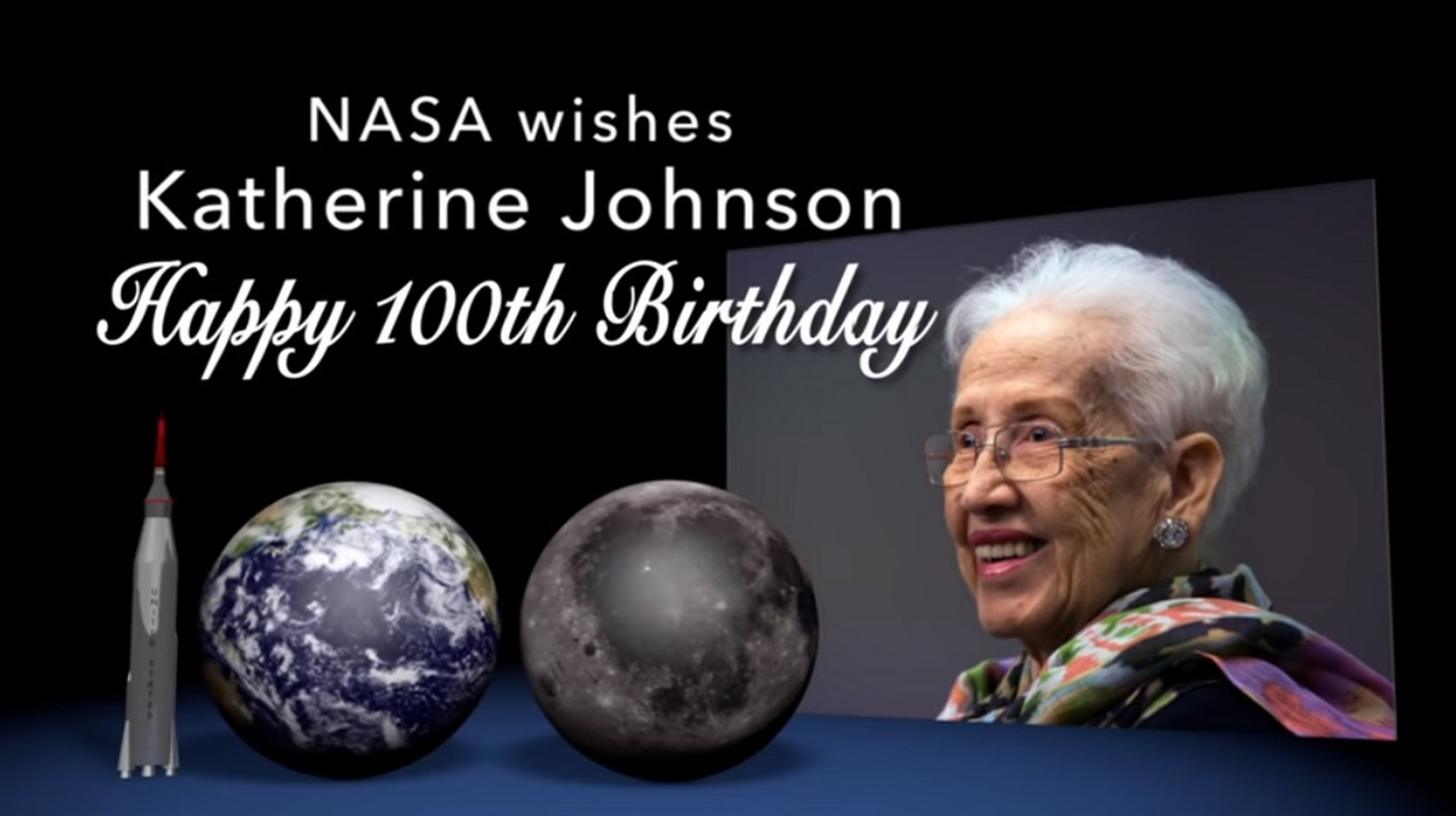Katherine Johnson, que calculó a mano las órbitas para llegar a la Luna, cumple 100 años