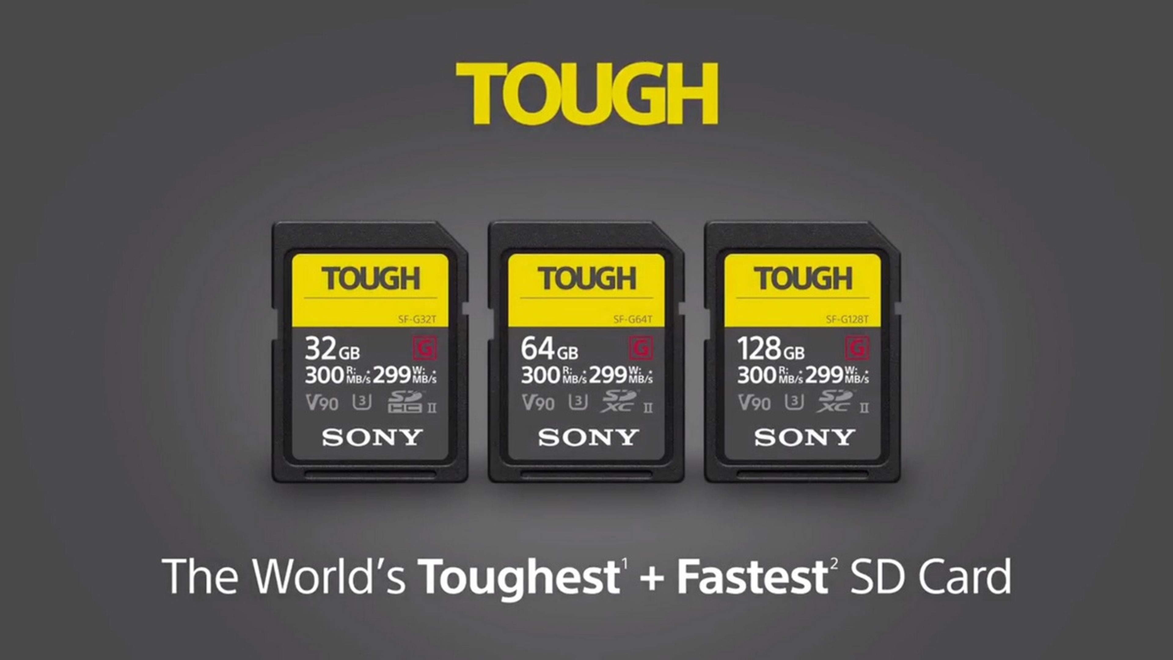 Las nuevas tarjetas SD TOUGH de Sony se pueden pisar, doblar y mojar